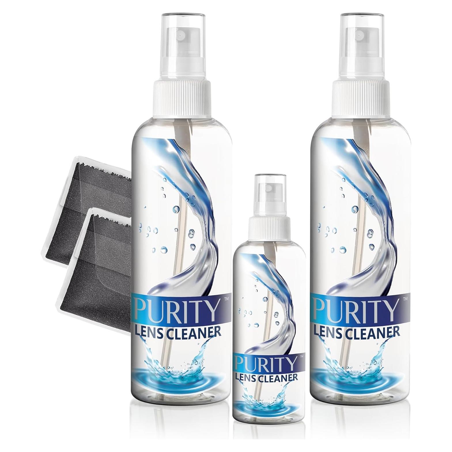 Kit Limpiador de Lentes Purity - 2 x 236ml + 1 x 59ml