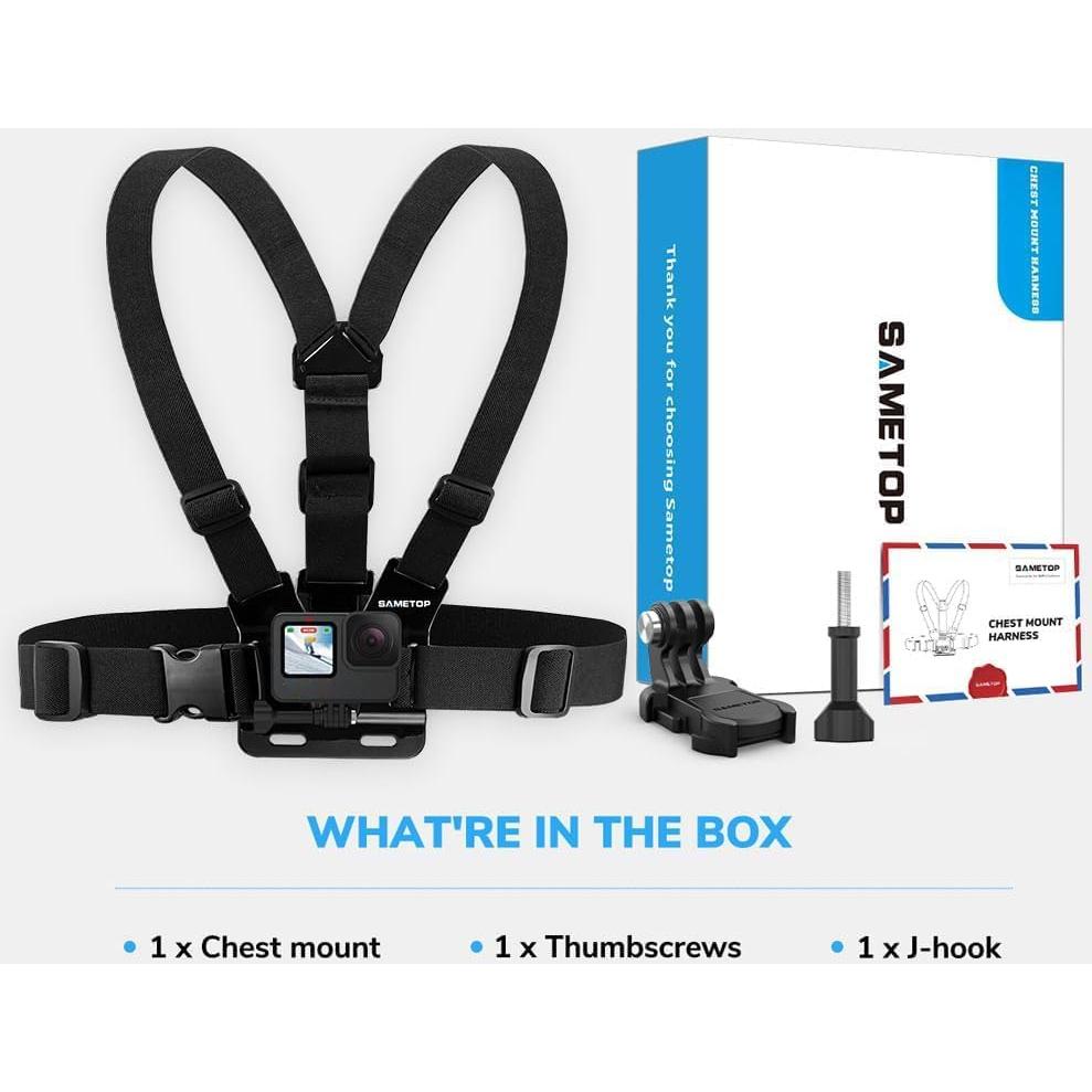 Arnés de Montaje en el Pecho Sametop para GoPro y Más