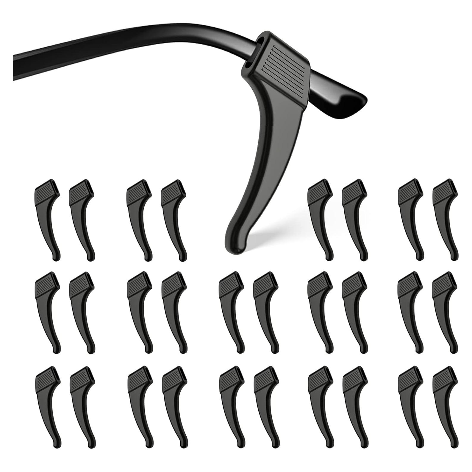 16 Pares Ganchos Antideslizantes Silicona para Gafas