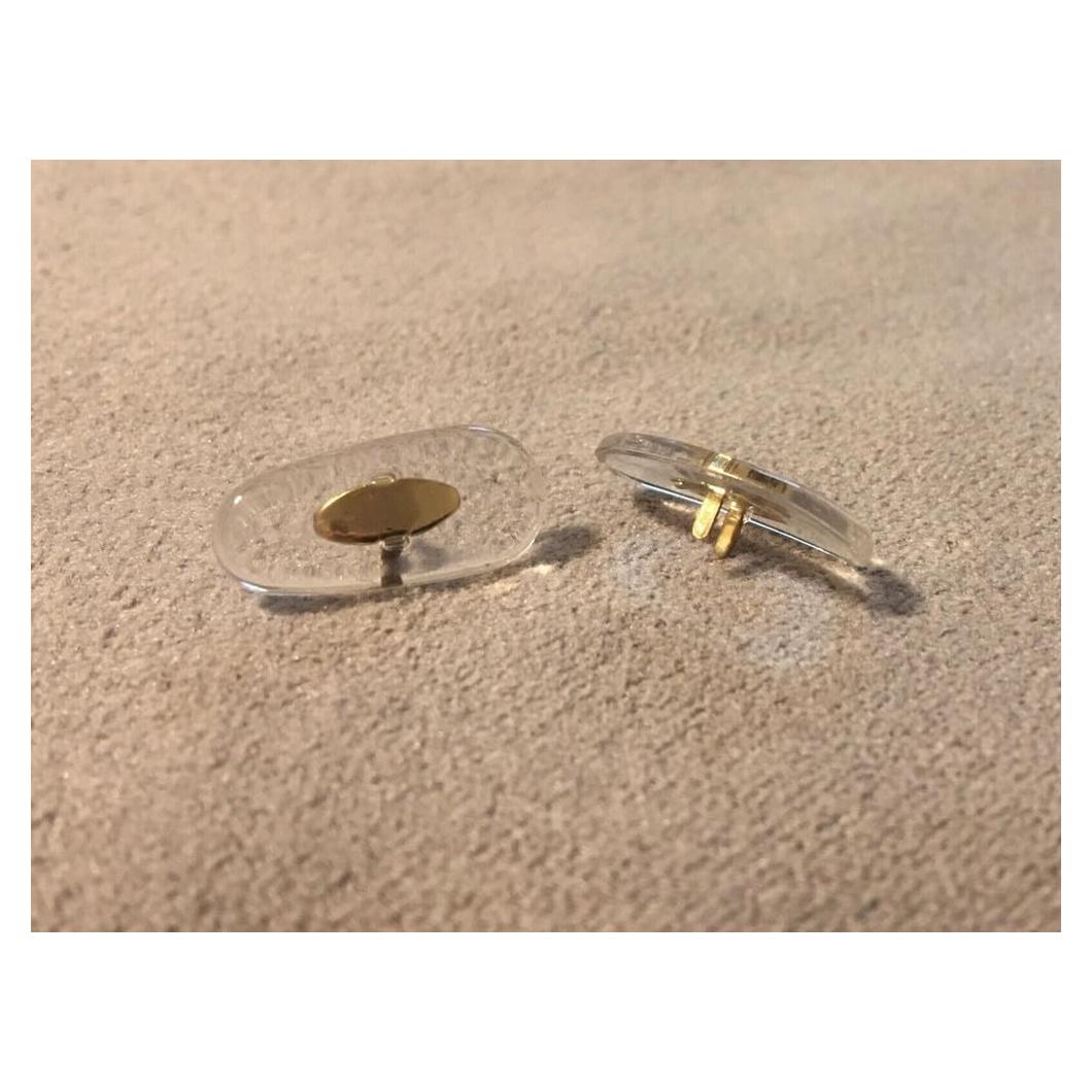 Almohadillas de nariz BEHLINE para gafas clip 16mm oro