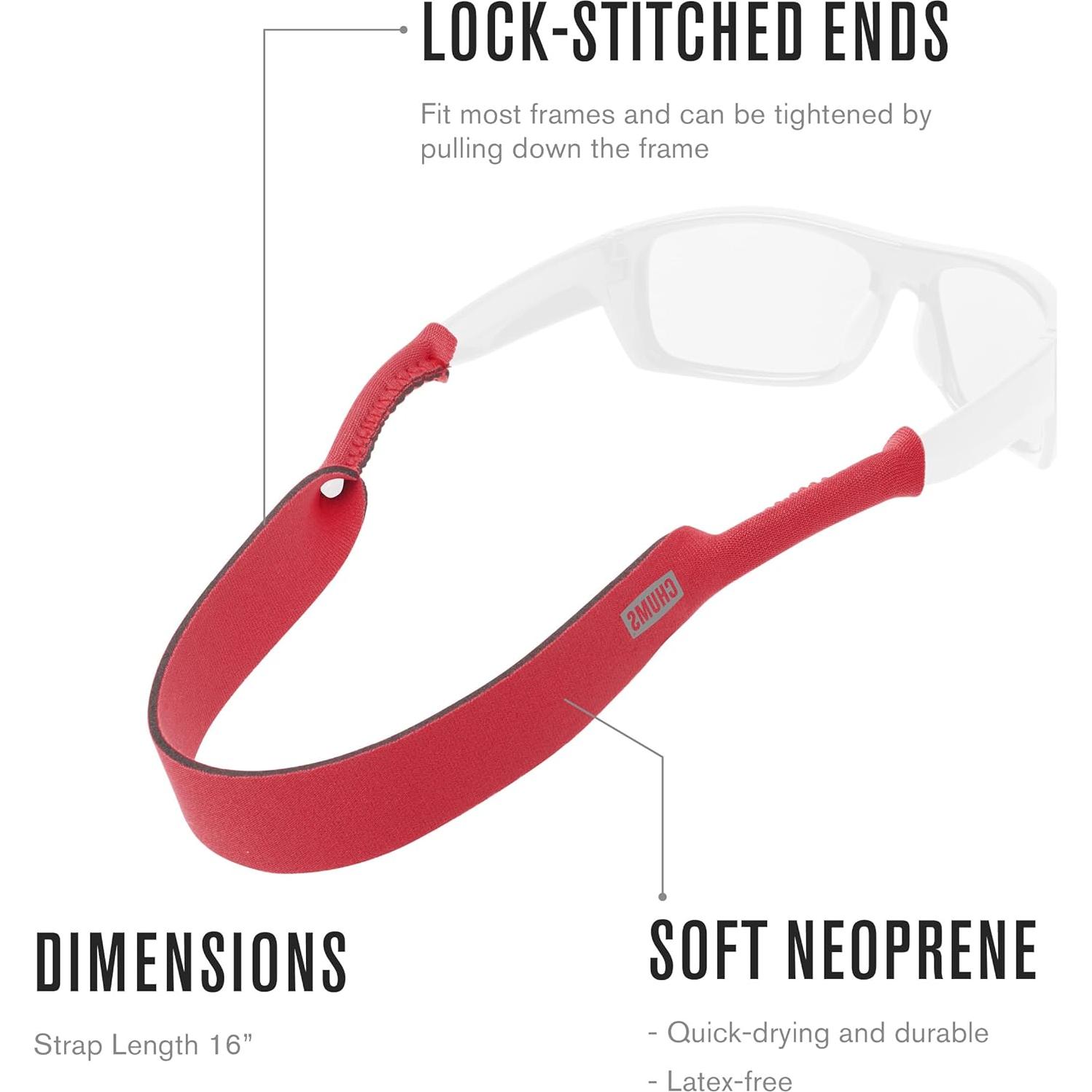 Correa Flotante para Gafas Chums Neopreno Clásico 40,64 cm