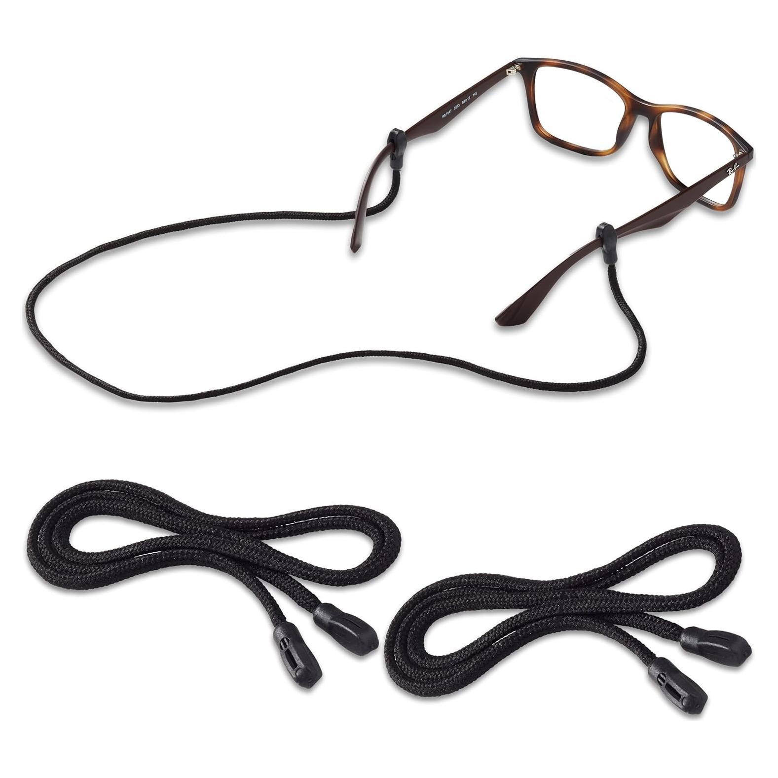 Retenedor Peeper Keepers Supercord Negro 2 Piezas para Gafas
