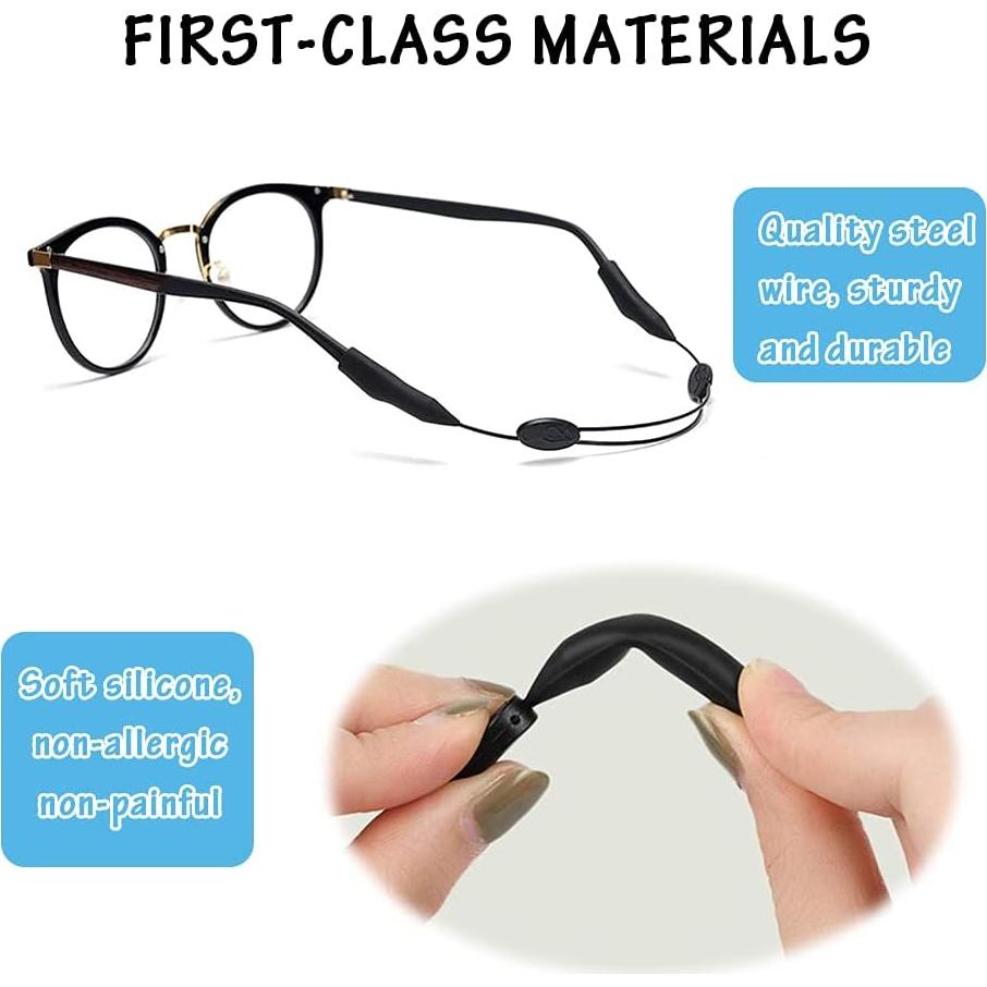 Paquete de 4 correas ajustables para gafas - Niños