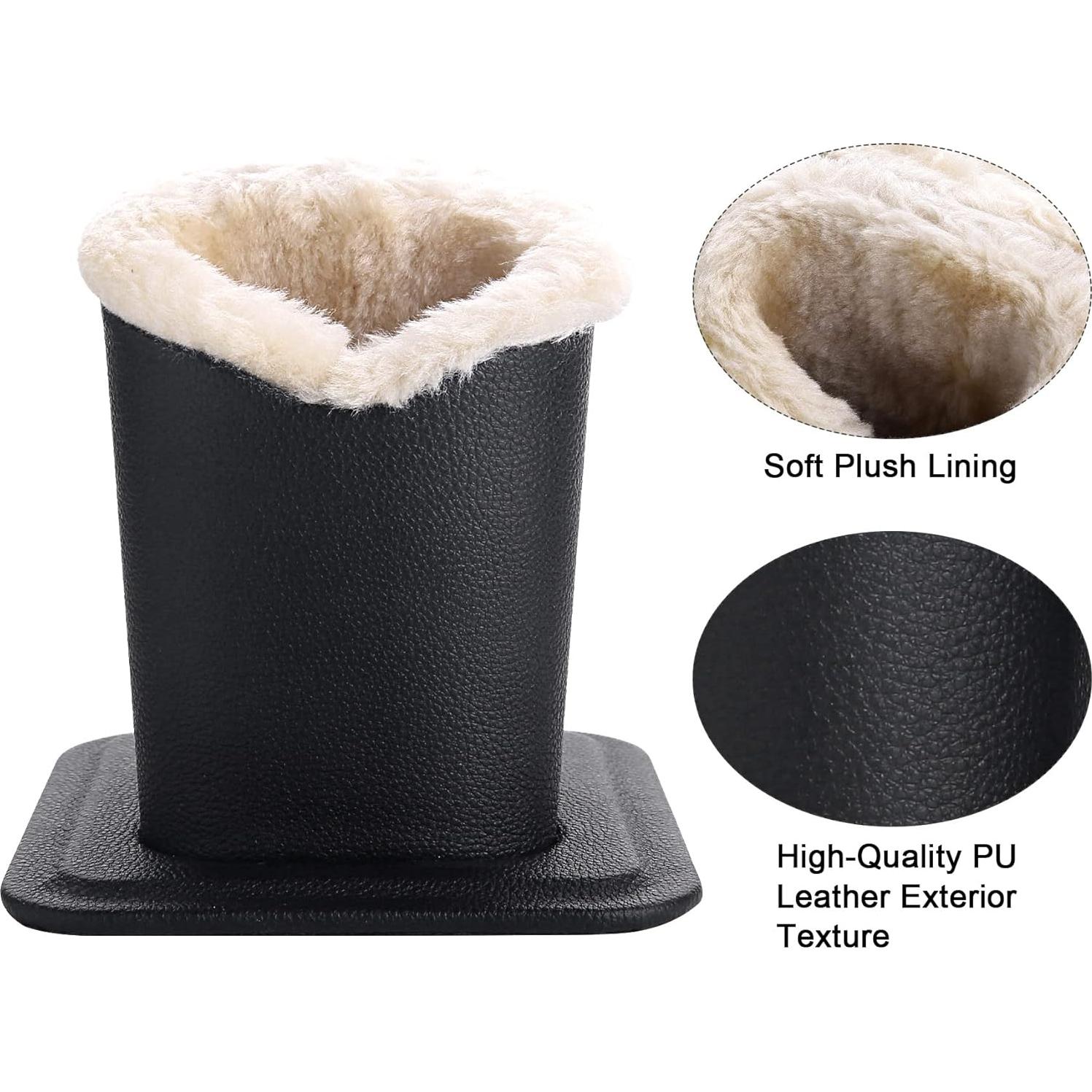 Soporte para Gafas Siveit de Cuero PU - 2 Ranuras Negro