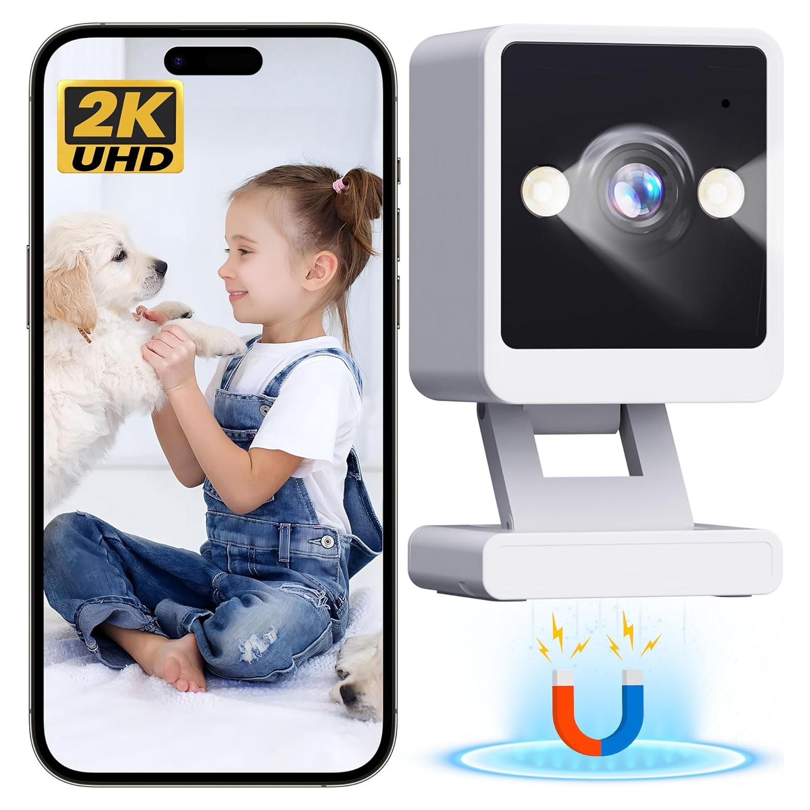 Cámara Interior 2K Vebiliki con Visión Nocturna y Audio Bidireccional