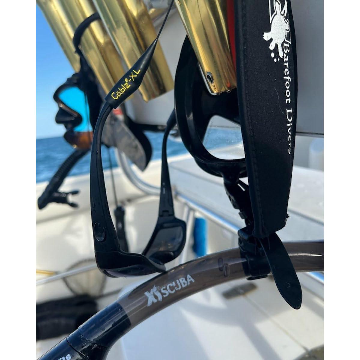 Soporte Ajustable para Gafas Cablz Zipz XL Negro 30,48 cm