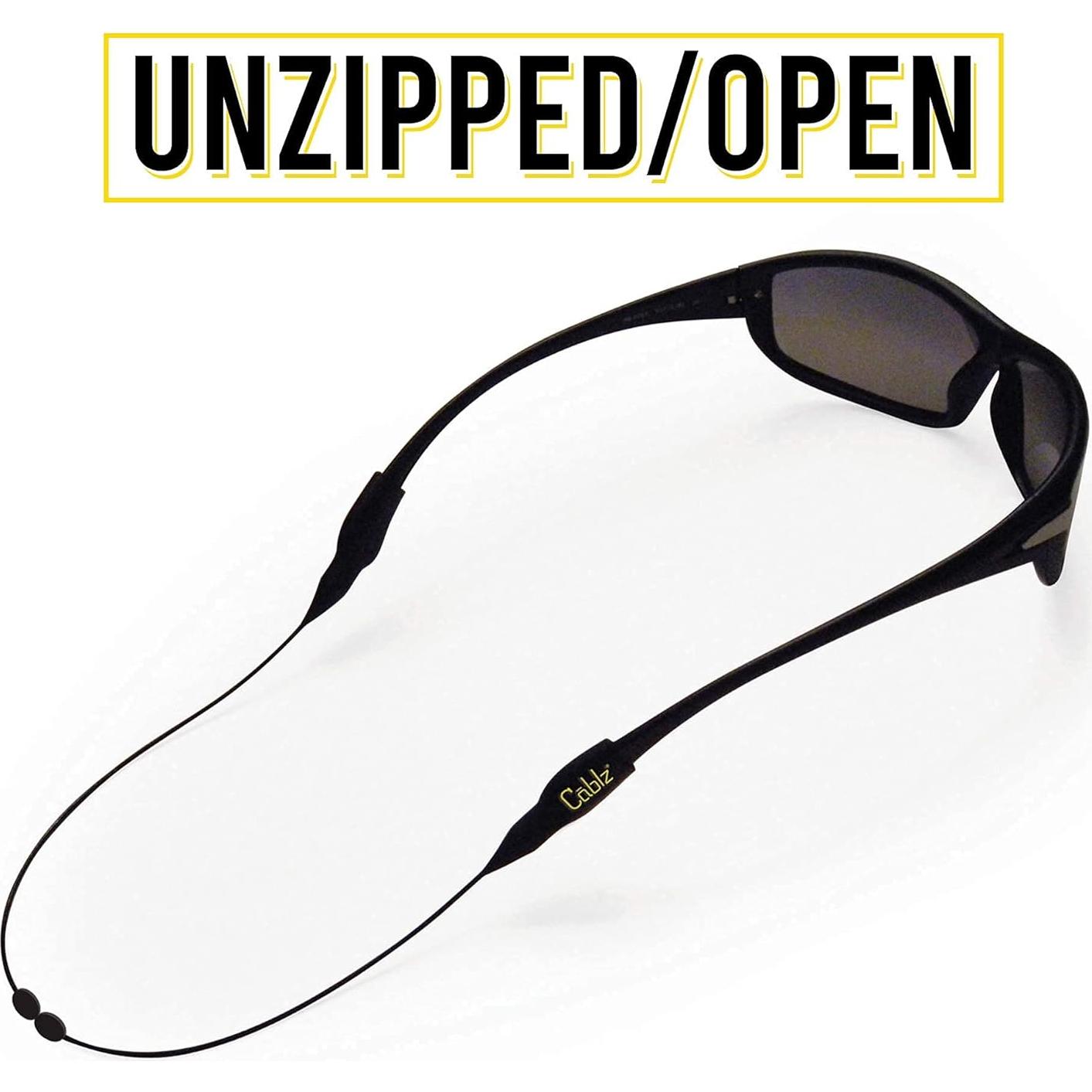 Soporte Ajustable para Gafas Cablz Zipz XL Negro 30,48 cm