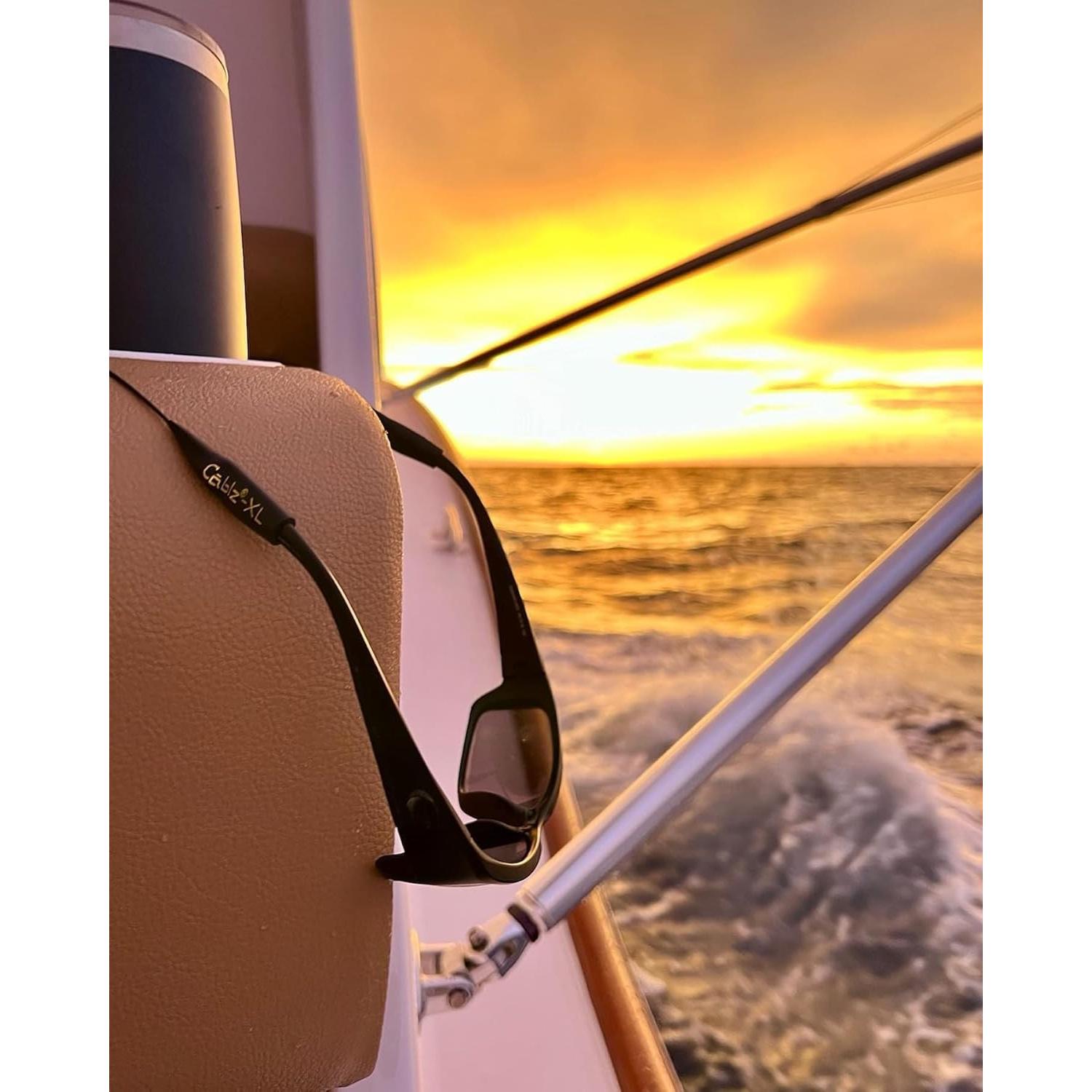 Soporte Ajustable para Gafas Cablz Zipz XL Negro 30,48 cm