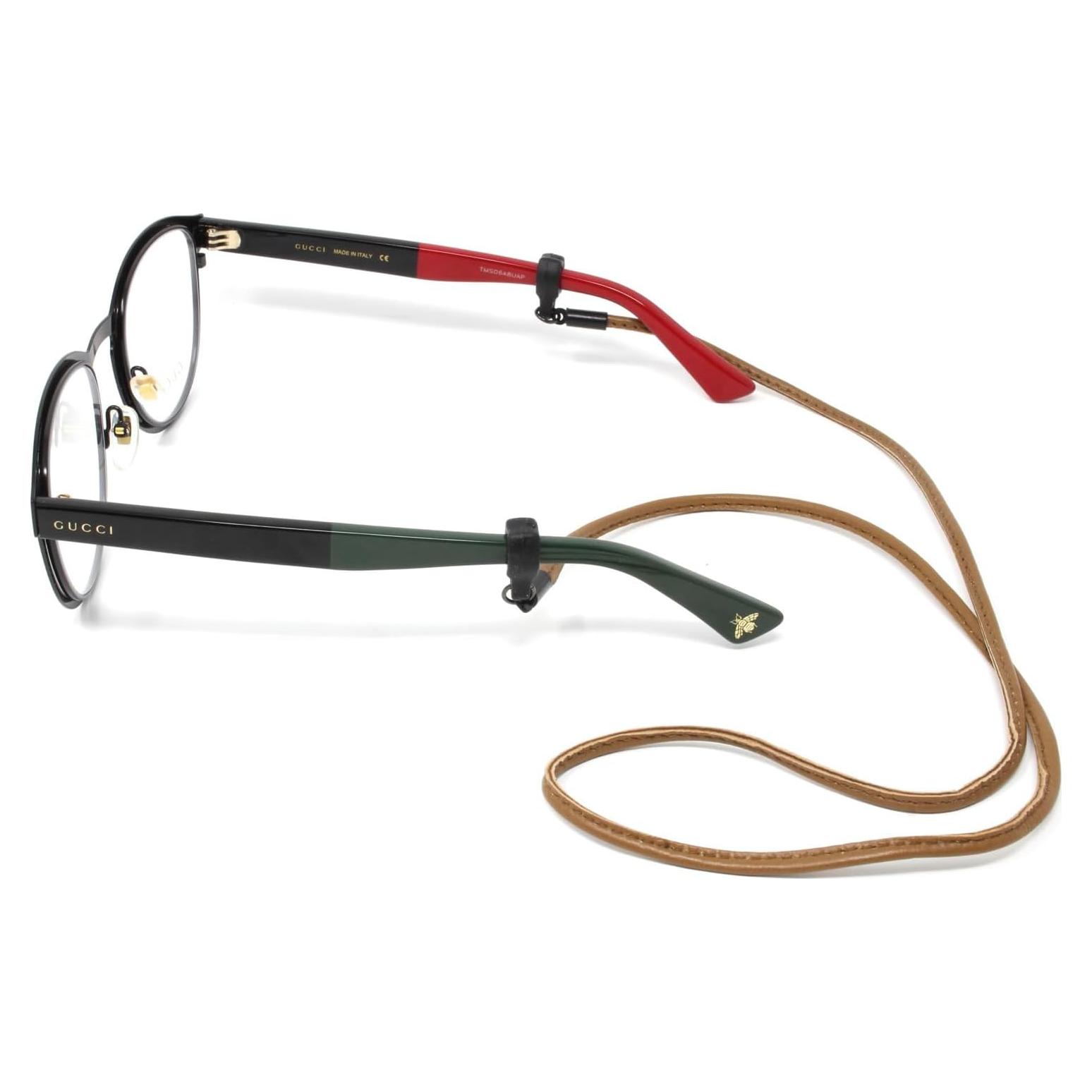 Retenedor de Gafas Peeper Keepers 2pk Cuero Marrón Claro
