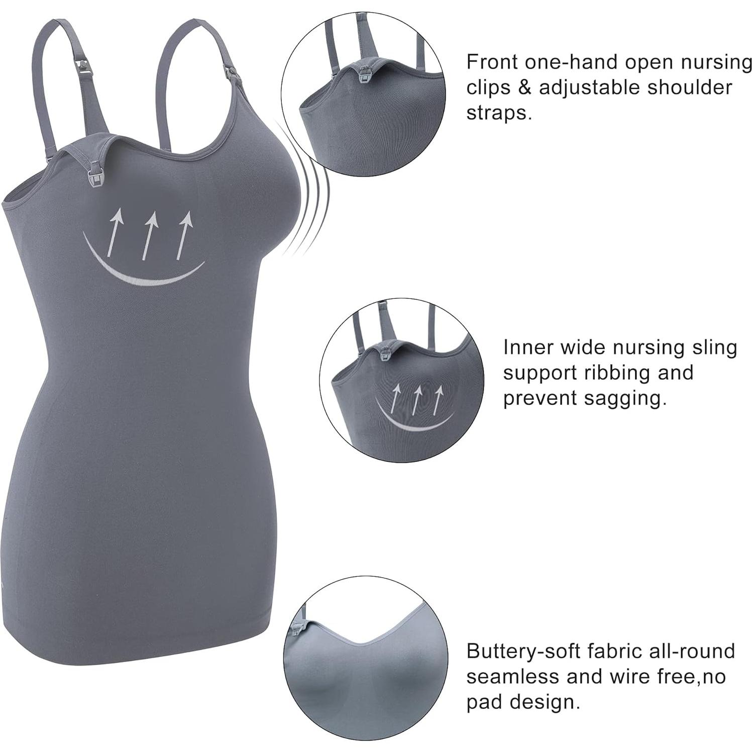 Camisetas de Lactancia BHRIWRPY - Suave y Cómoda para Mamás