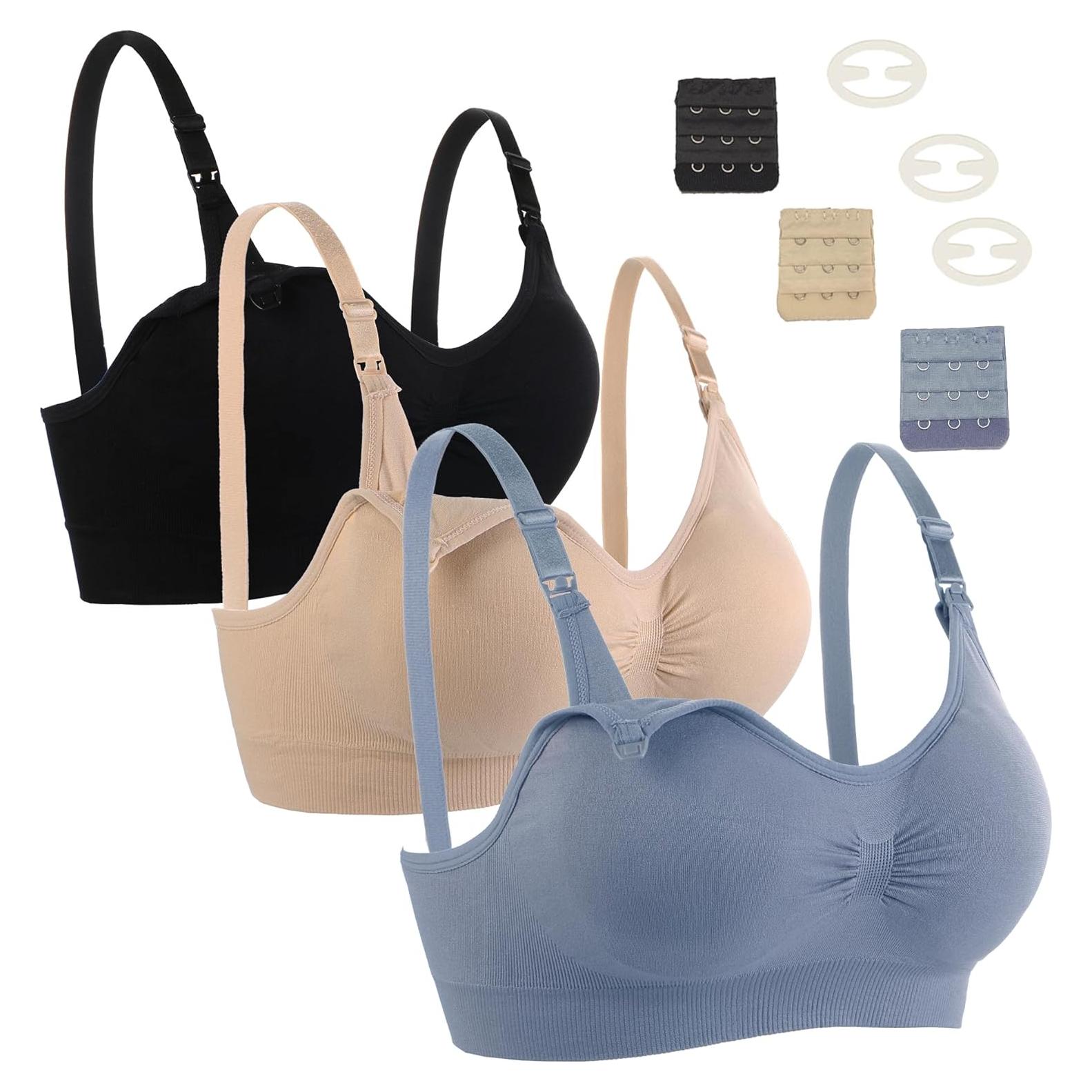 Sujetador de Lactancia Sin Aros Bralette Maternidad X-Large