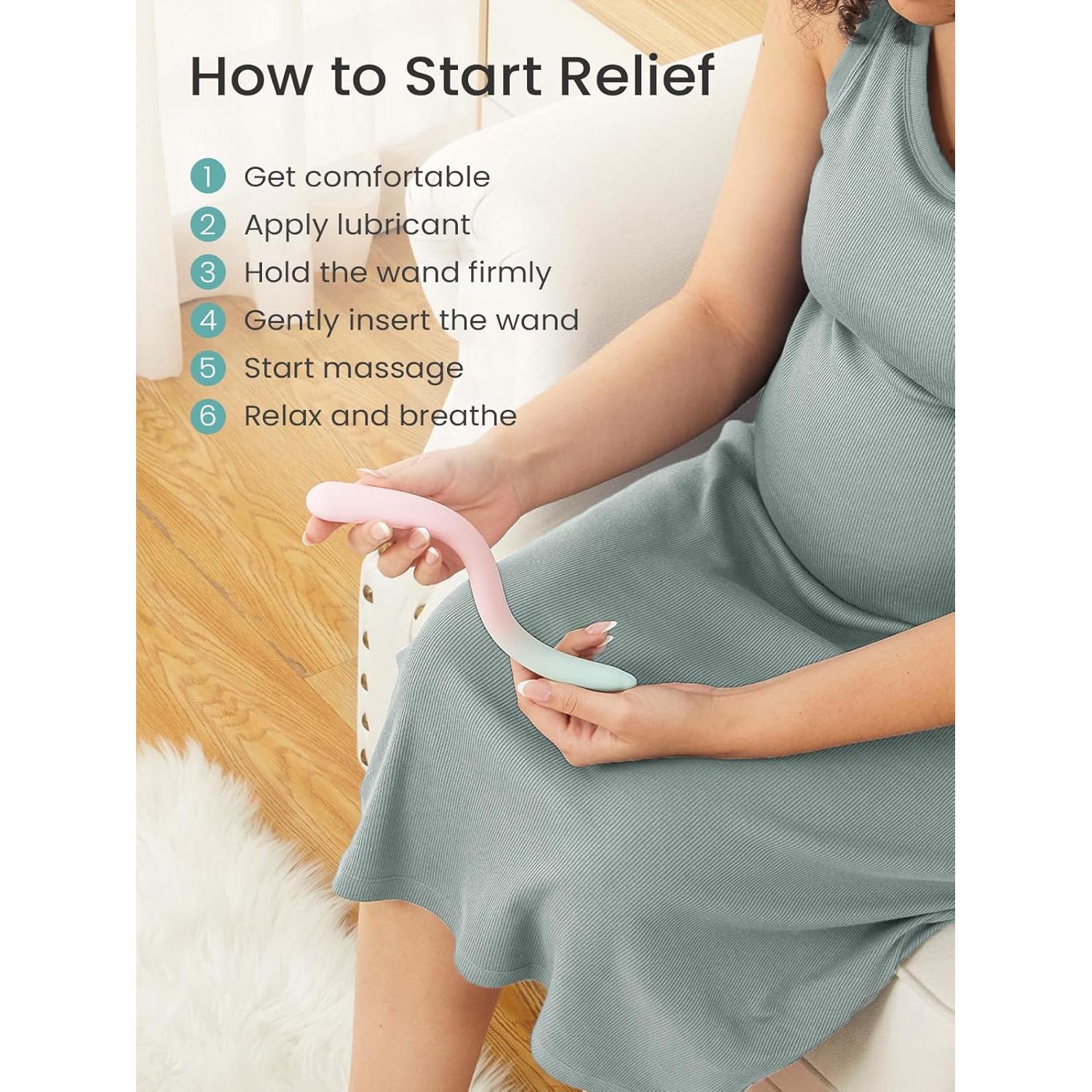 Bastón de Masaje Perineal GROWNSY para Embarazo y Postparto