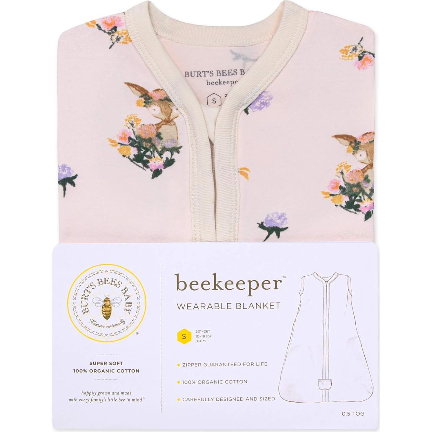 Manta Portátil Burt's Bees Baby Beekeeper 100% Algodón Orgánico