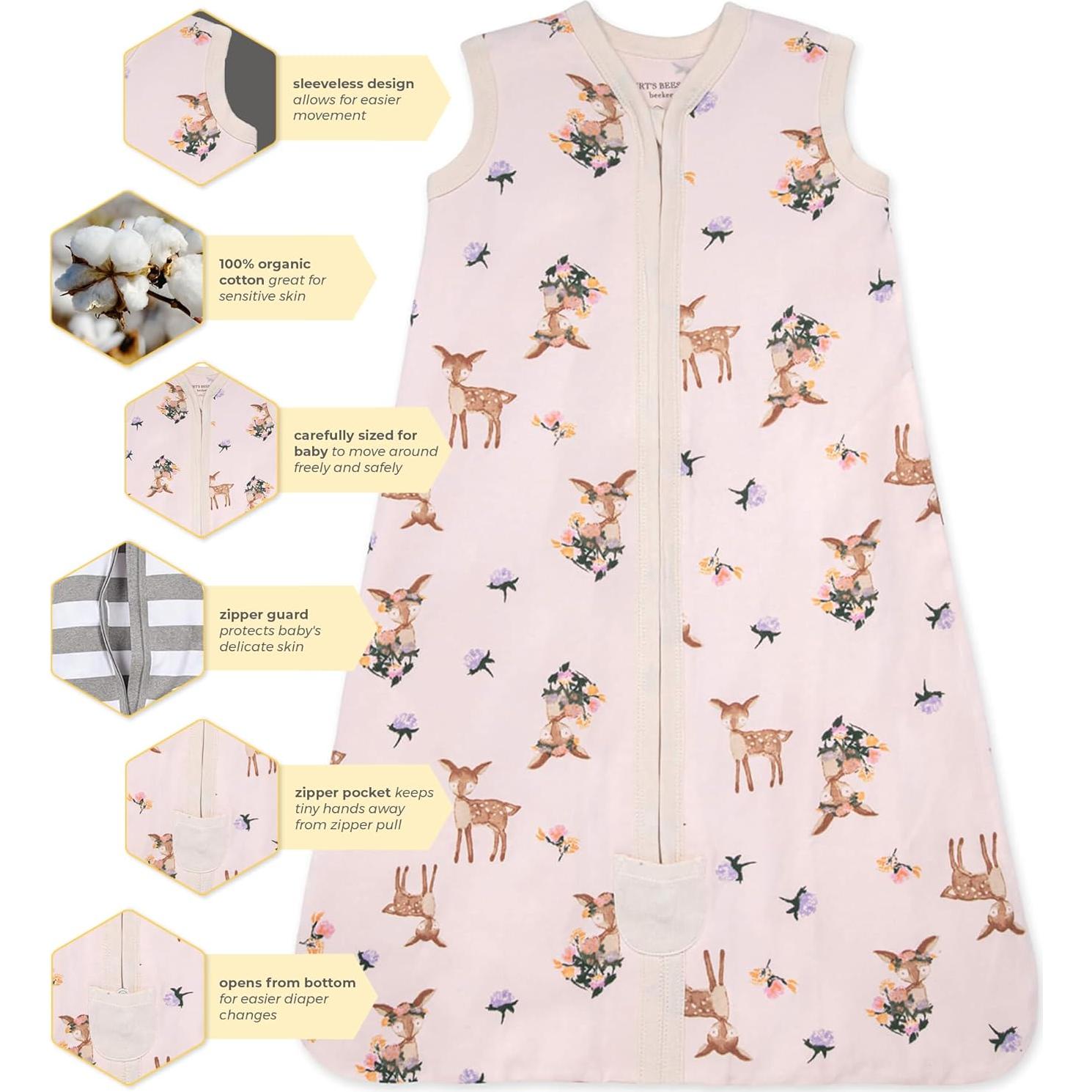 Manta Portátil Burt's Bees Baby Beekeeper 100% Algodón Orgánico