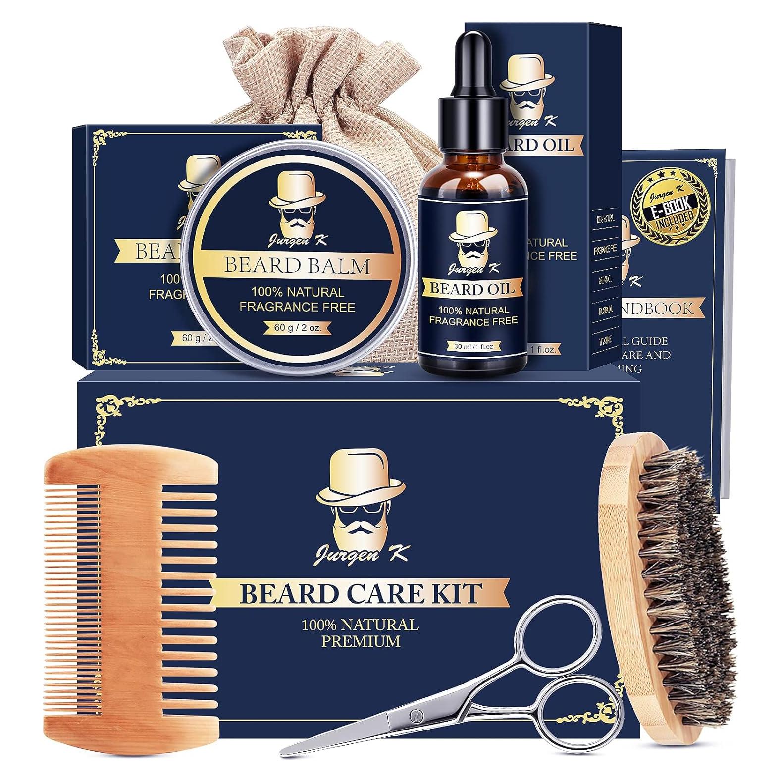 Kit de Barba Jurgen K - Cuidado Facial Completo