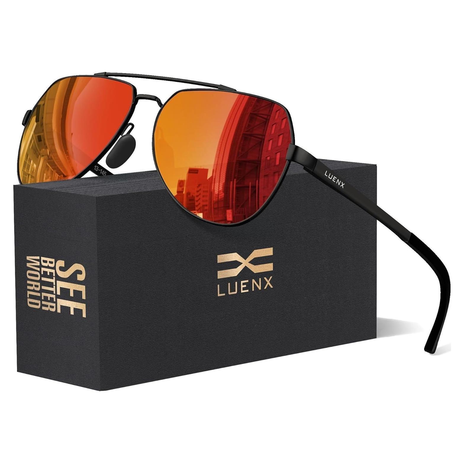 Gafas de sol LUENX Aviador Polarizadas UV400 Unisex