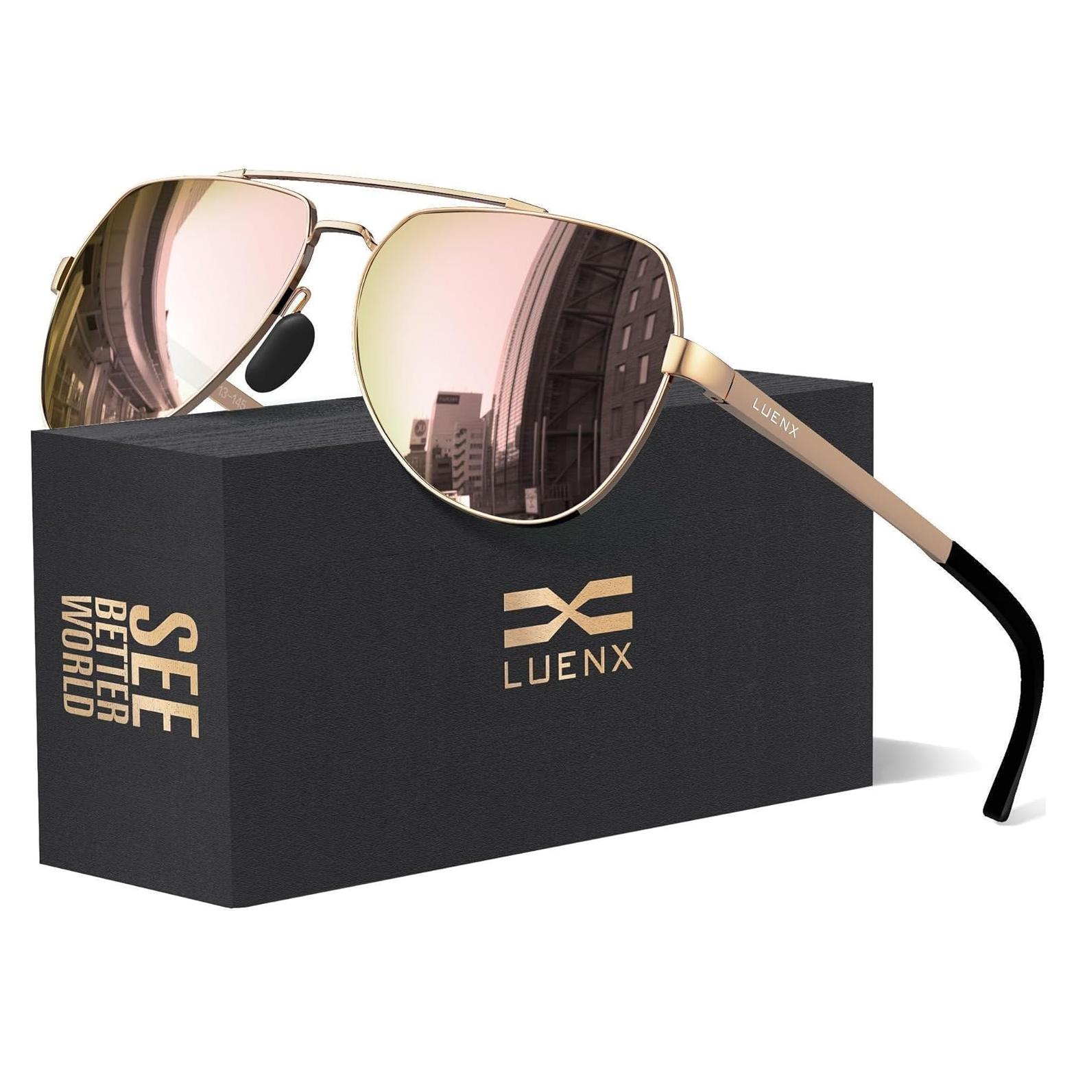Gafas de sol LUENX Aviador Polarizadas UV400 Unisex