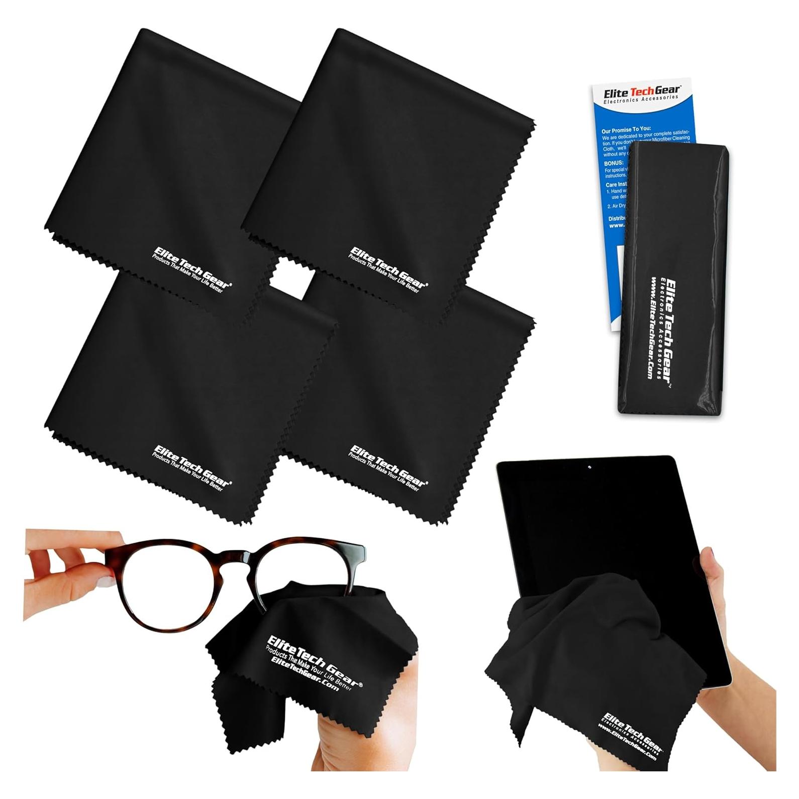 Paño de limpieza de microfibra Elite Tech Gear - 4 unidades