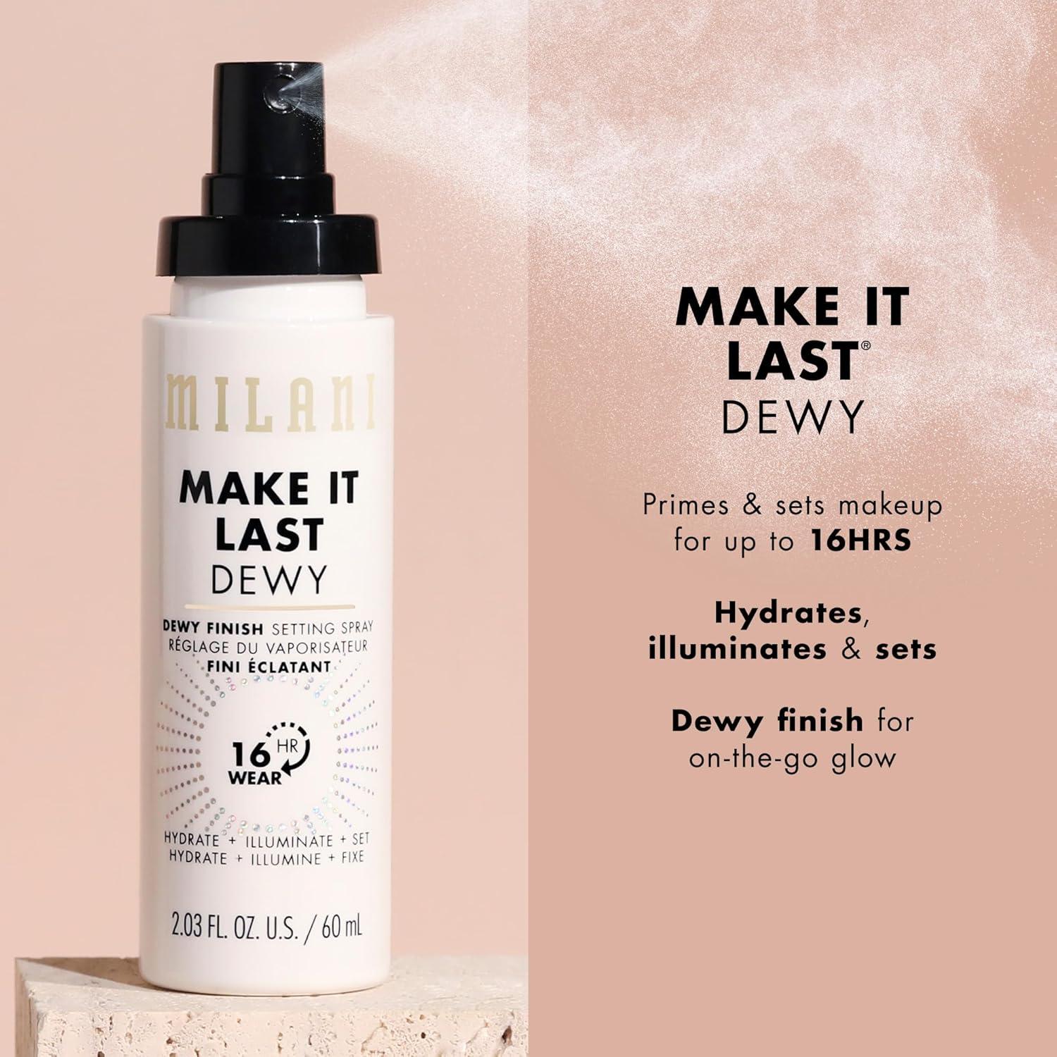 Spray Fijador de Maquillaje Milani Make It Dewy 60 ml