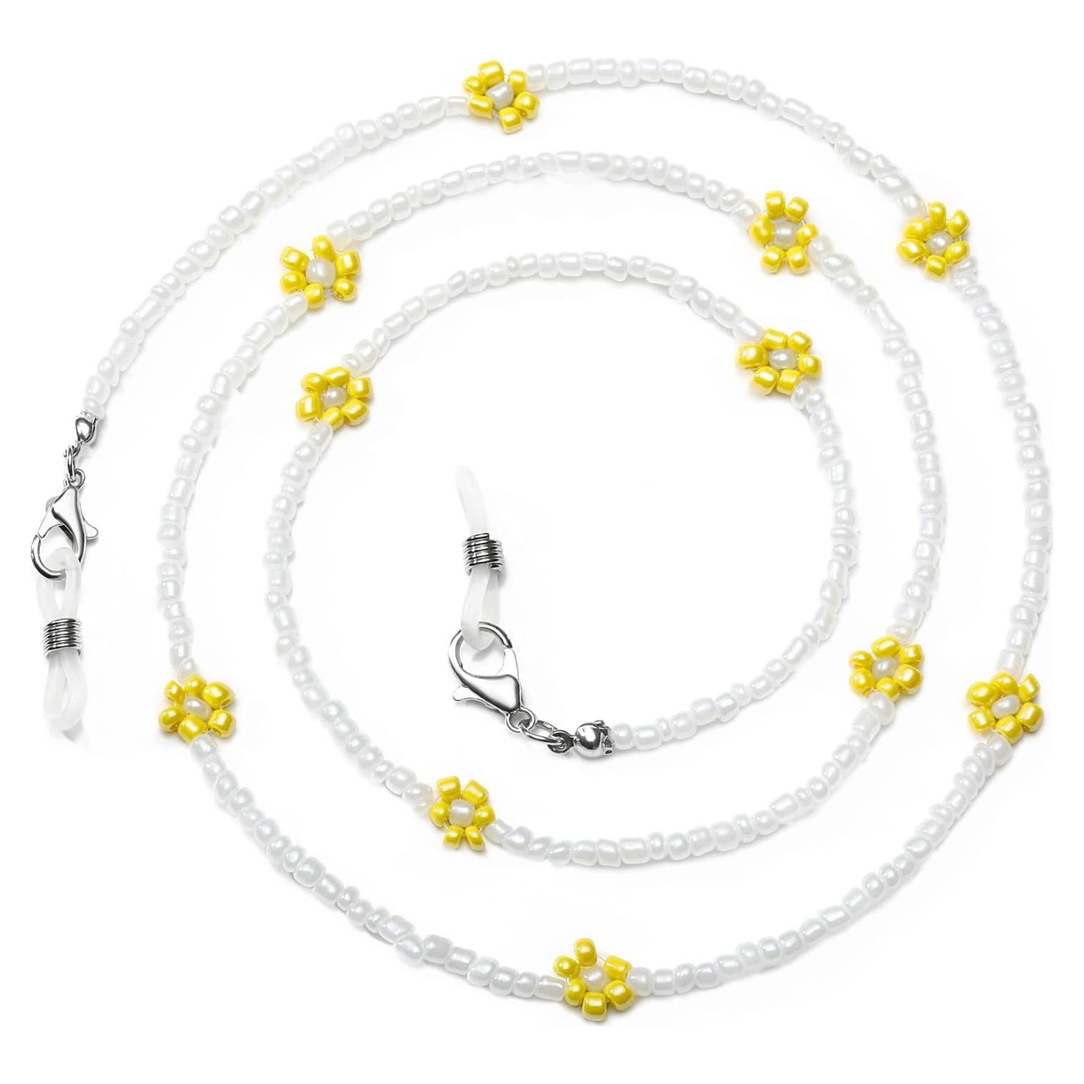 Cadena de Gafas Humlbird con Perlas y Cuentas 74 cm