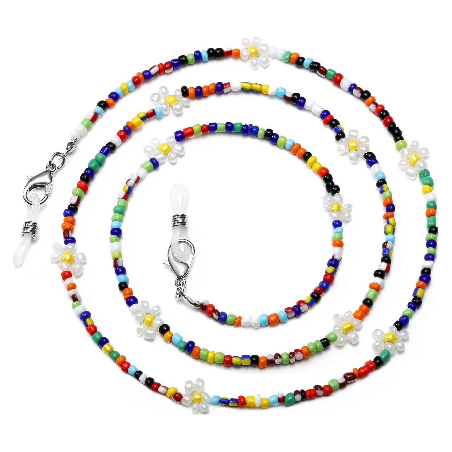 Cadena para Gafas Humlbird con Perlas y Cuentas 74 cm