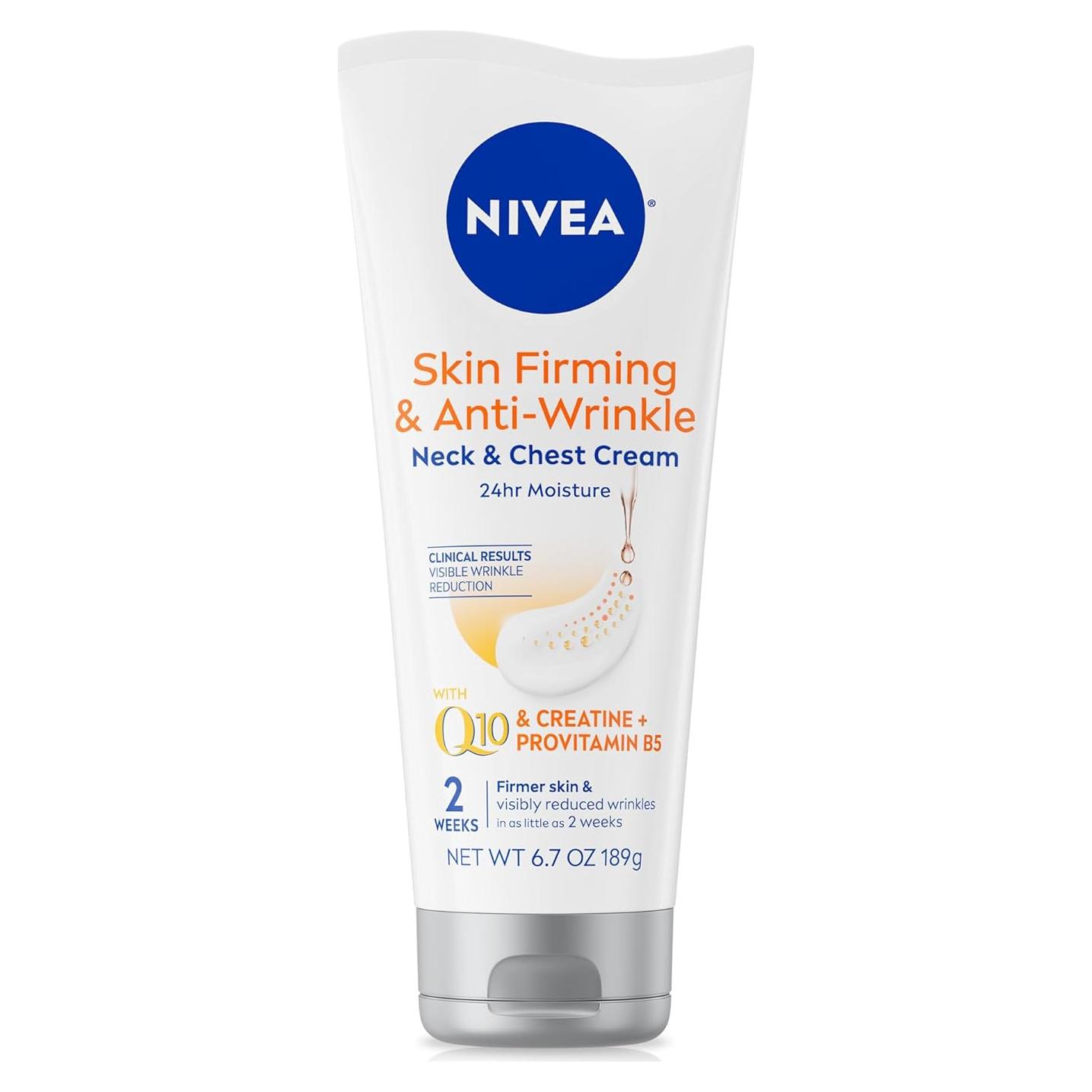 Crema reafirmante NIVEA para cuello y pecho 190 g Q10