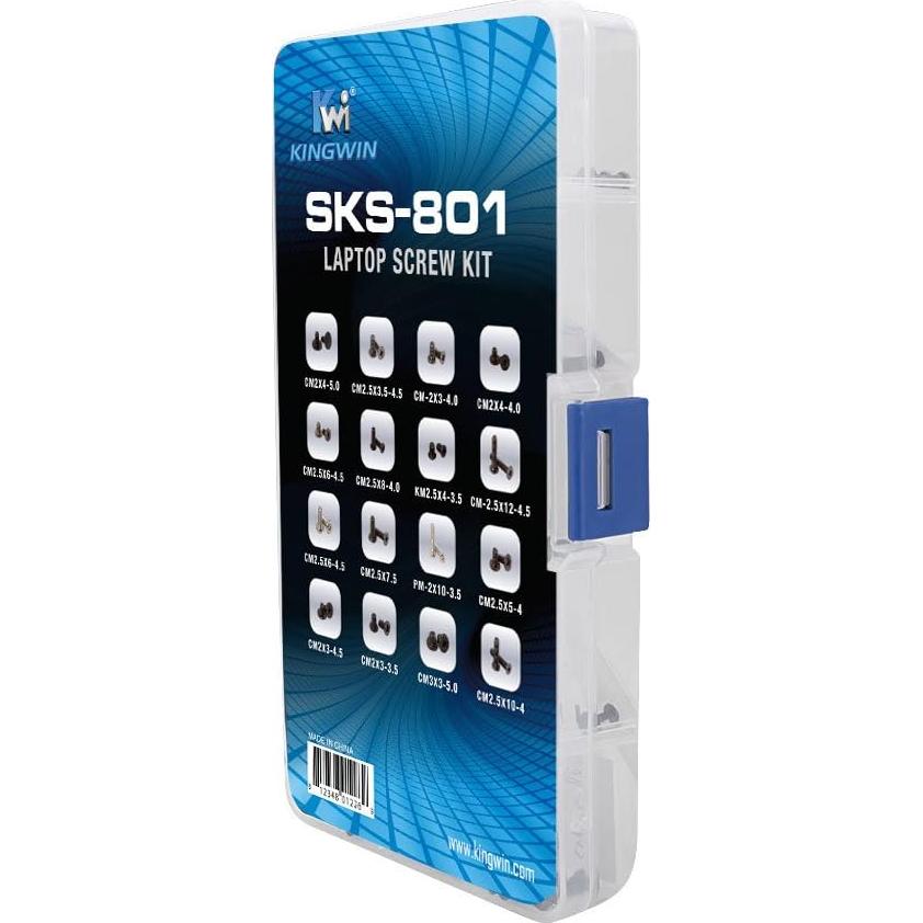 Kit de Tornillos de Reemplazo Kingwin 80 Piezas para Portátiles