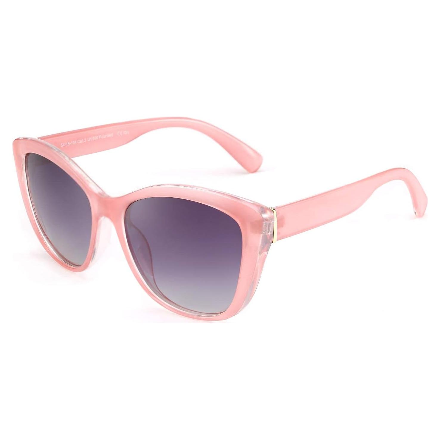 Gafas de Sol FEISEDY Cuadradas Rosa Polarizadas 56mm