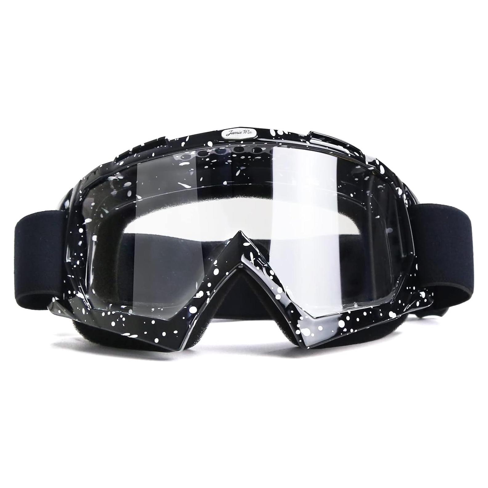 Gafas de Motocross JAMIEWIN Lente Clara Anti Niebla UV400