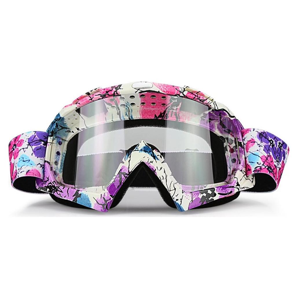 Gafas de Motocross JAMIEWIN Lente Clara UV para ATV