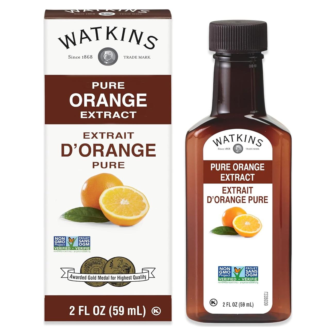 Extracto de Naranja Puro Watkins 59 ml - Sin OGM, Kosher