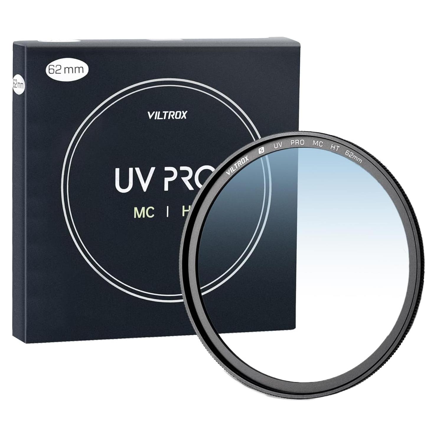 Filtro UV VILTROX 62mm Ultra Delgado 18 Capas para Cámaras