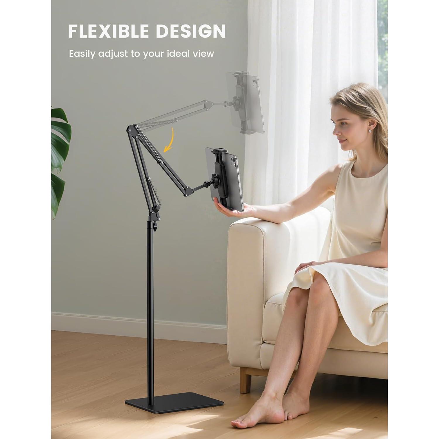 Soporte de Tablet y Teléfono Lamicall Ajustable 63.5-139.7 cm