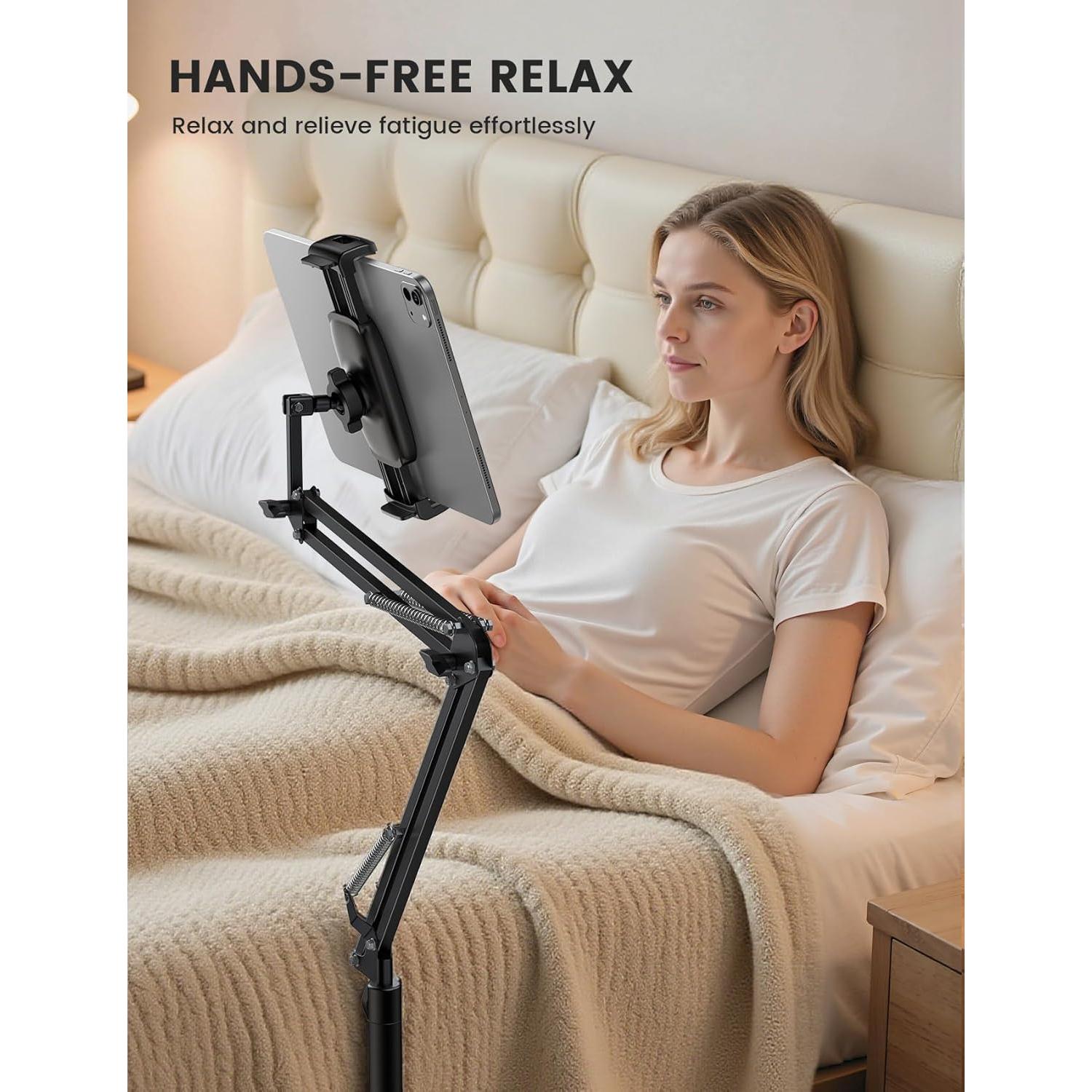 Soporte de Tablet y Teléfono Lamicall Ajustable 63.5-139.7 cm