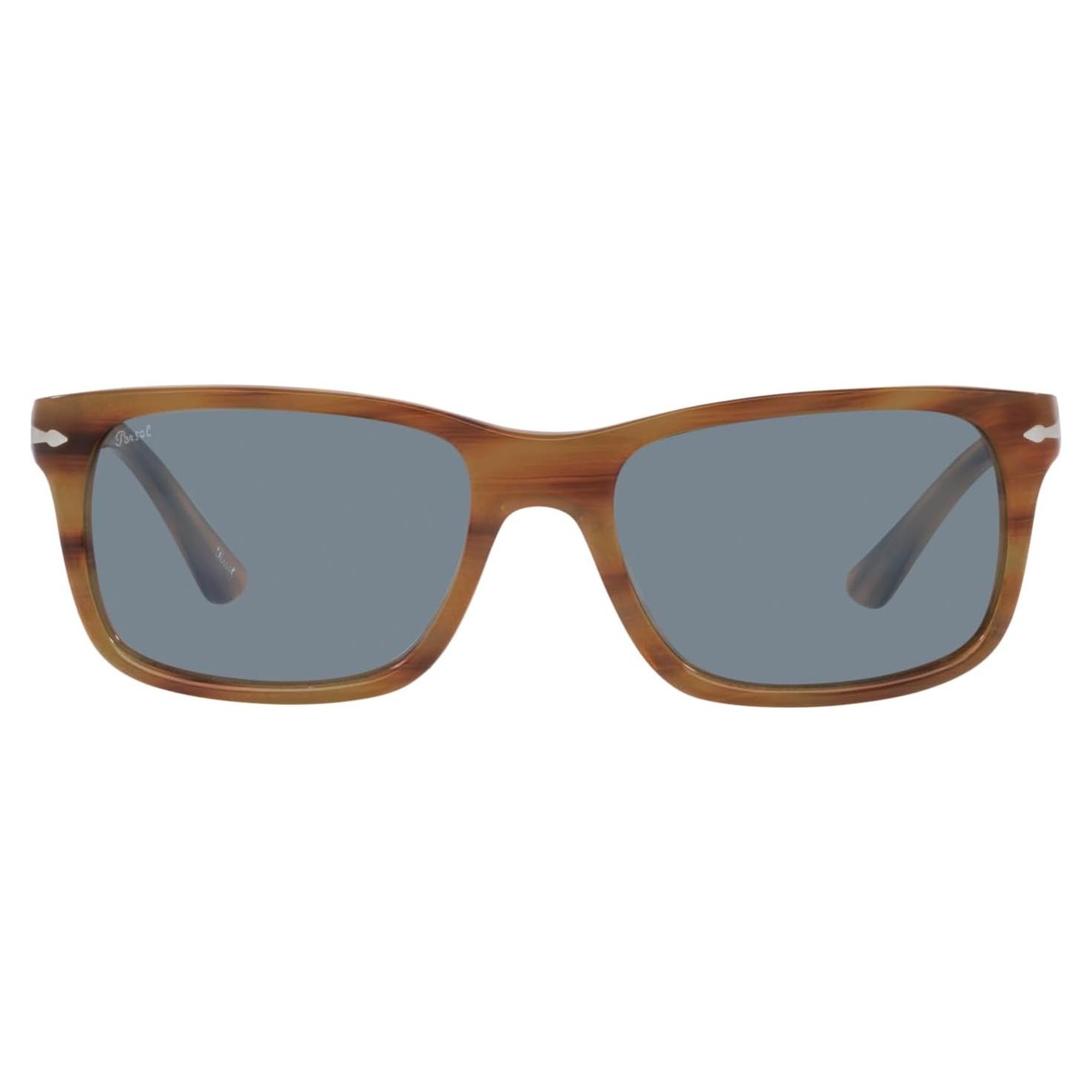 Gafas de sol Persol PO3048S Marrón Rayas Azul Claro