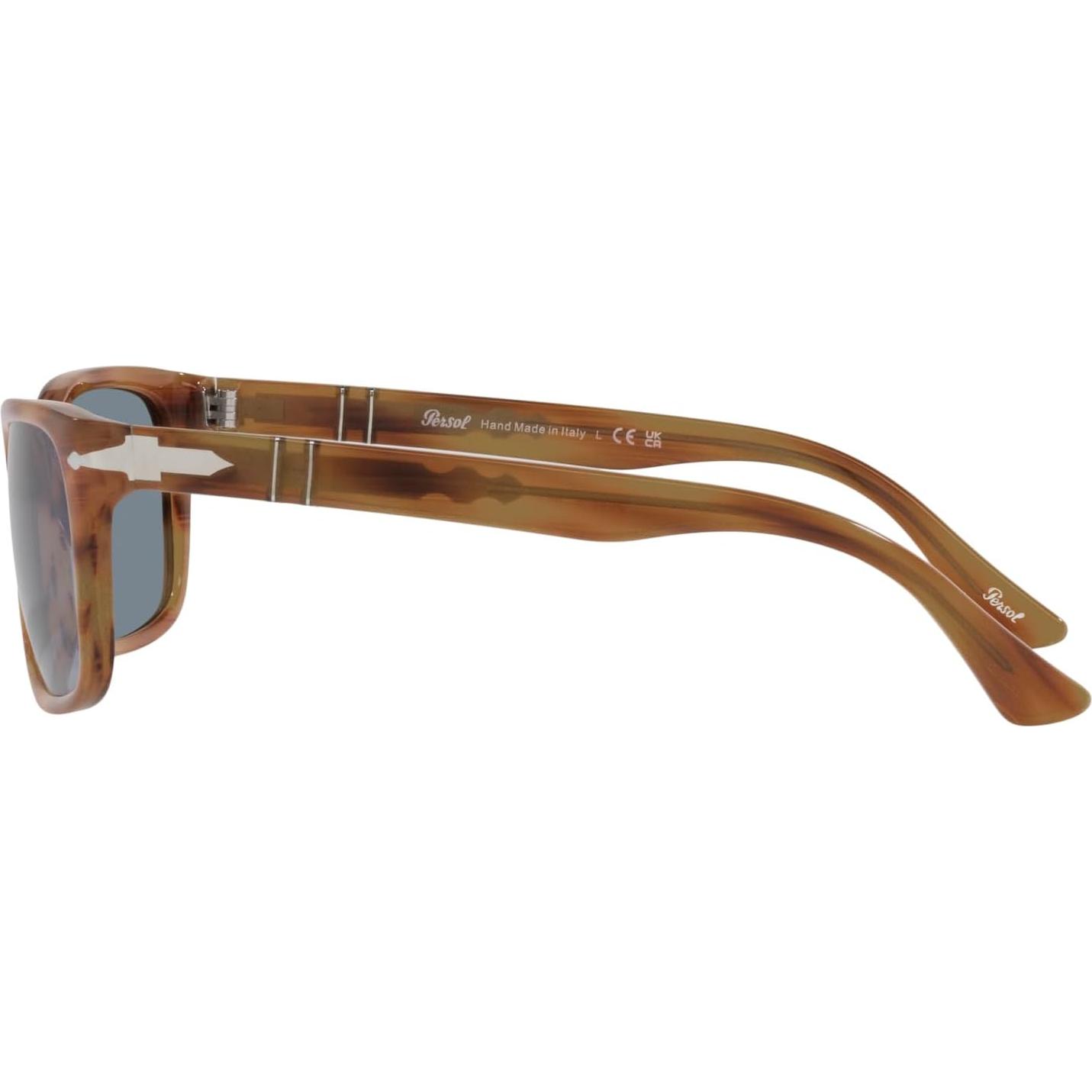 Gafas de sol Persol PO3048S Marrón Rayas Azul Claro