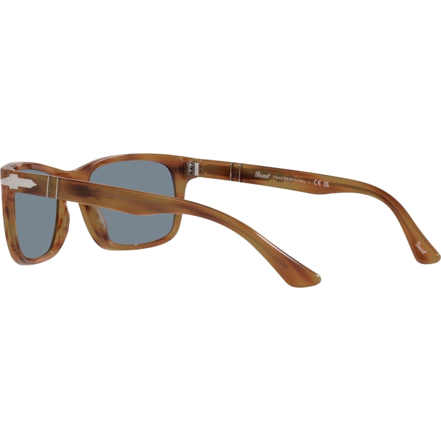 Gafas de sol Persol PO3048S Marrón Rayas Azul Claro