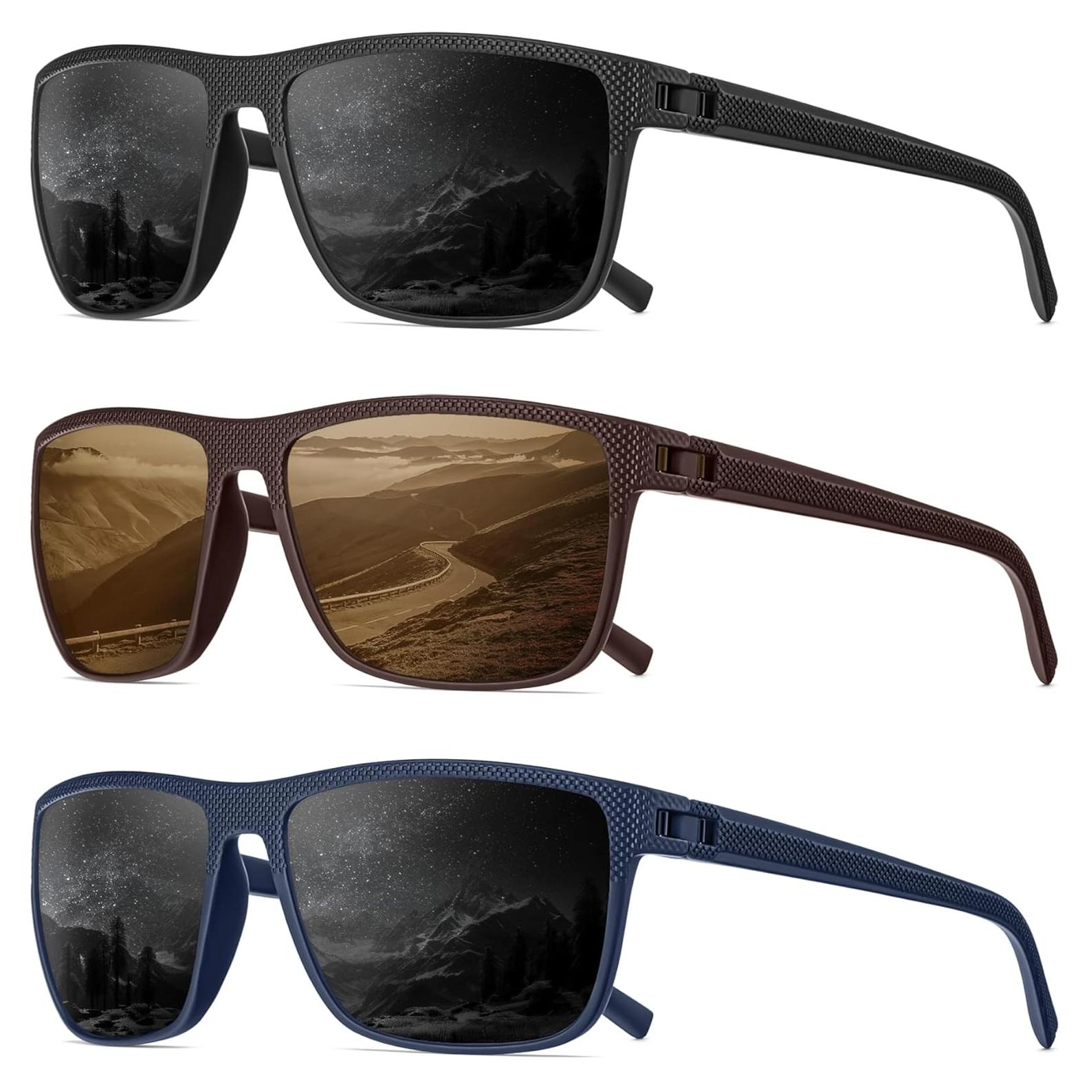 Gafas de sol QALLY polarizadas UV400 para hombres