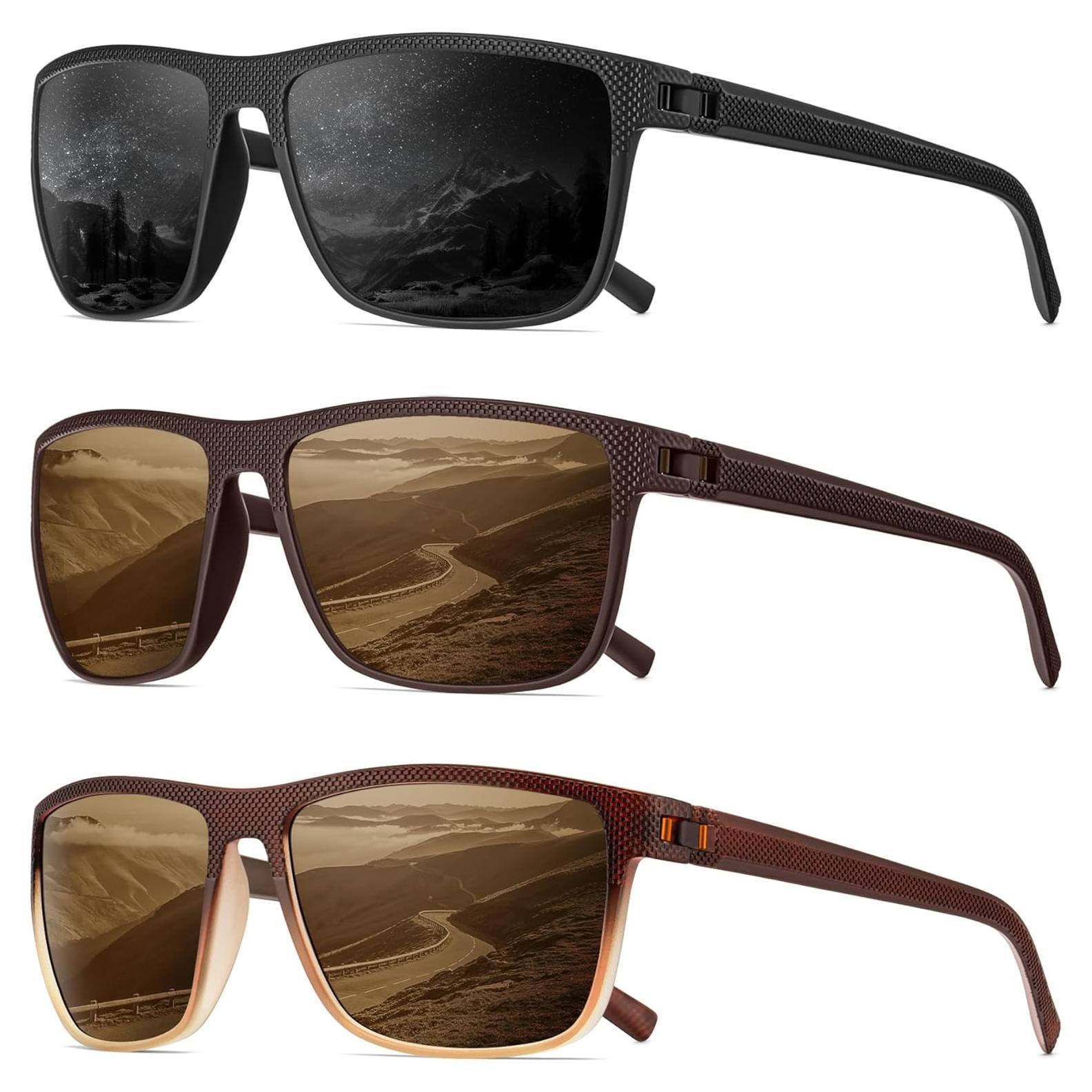 Gafas de sol QALLY polarizadas UV400 para hombres