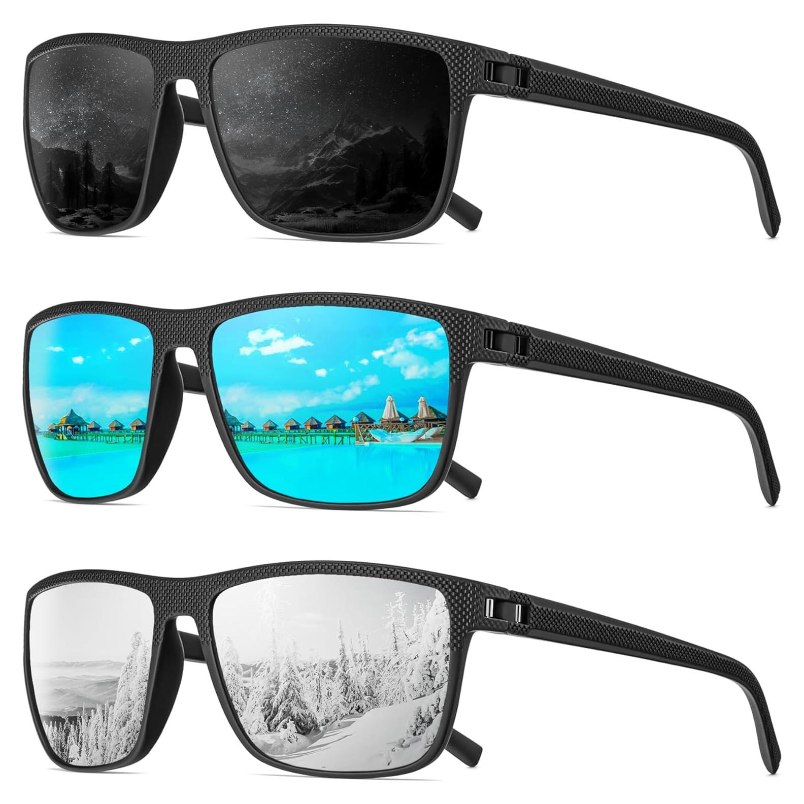 Gafas de sol QALLY polarizadas UV400 para hombres