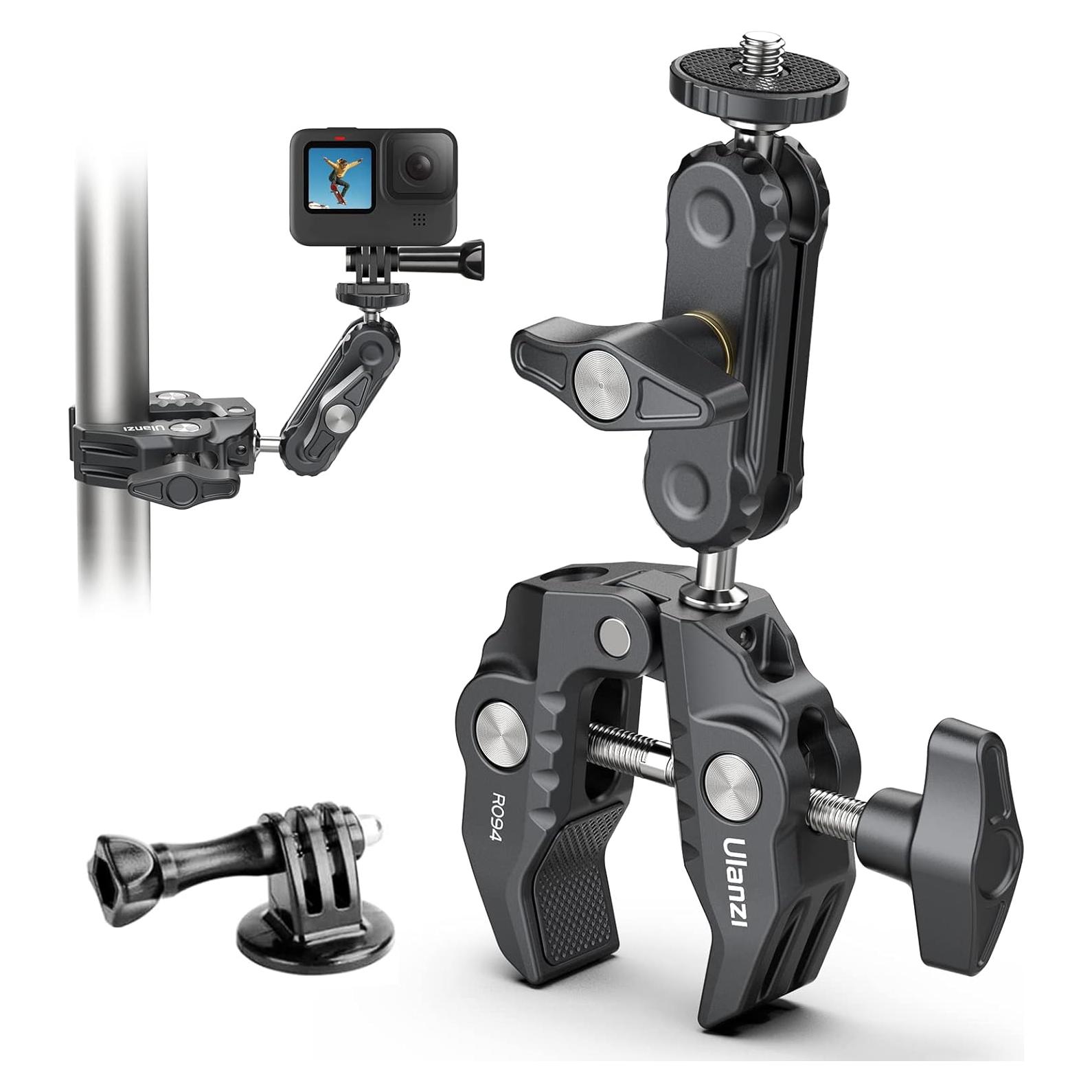 Soporte ULANZI Super Clamp para Cámara 360° 1.5 kg