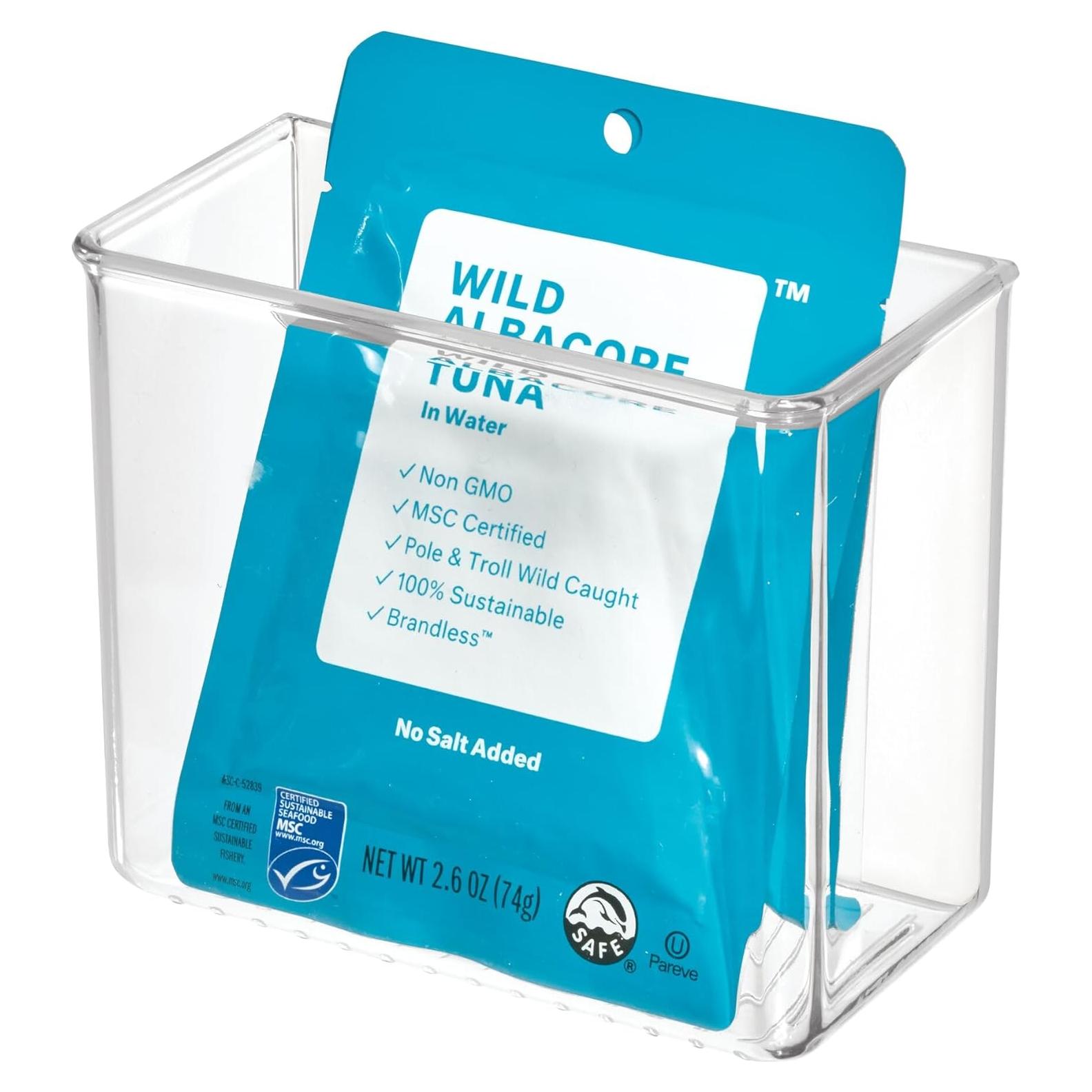 Contenedor Organizador Adhesivo iDesign Affixx 7.5x15.2cm