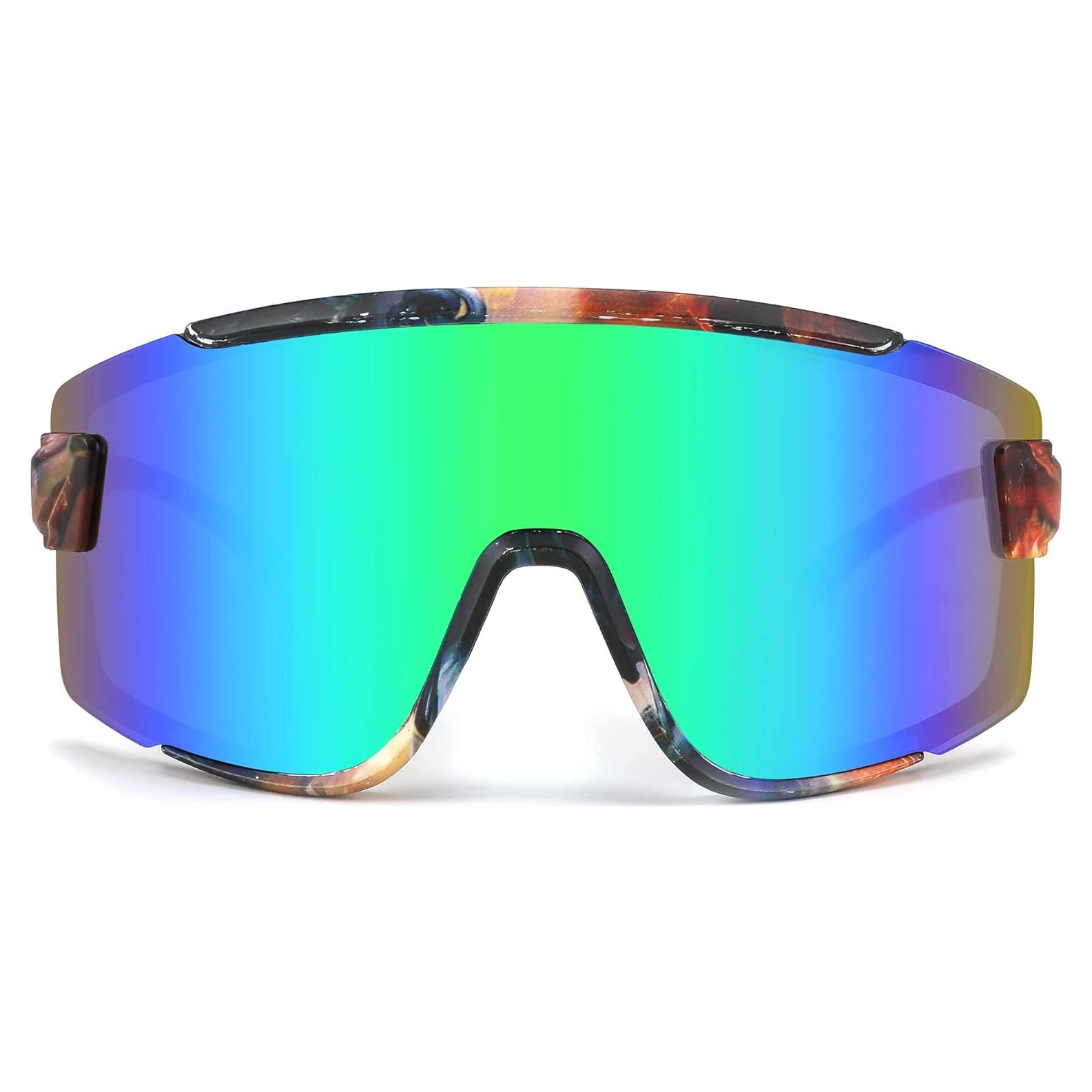 Gafas de Ciclismo FEISEDY B2944 UV400 Verde Espejado