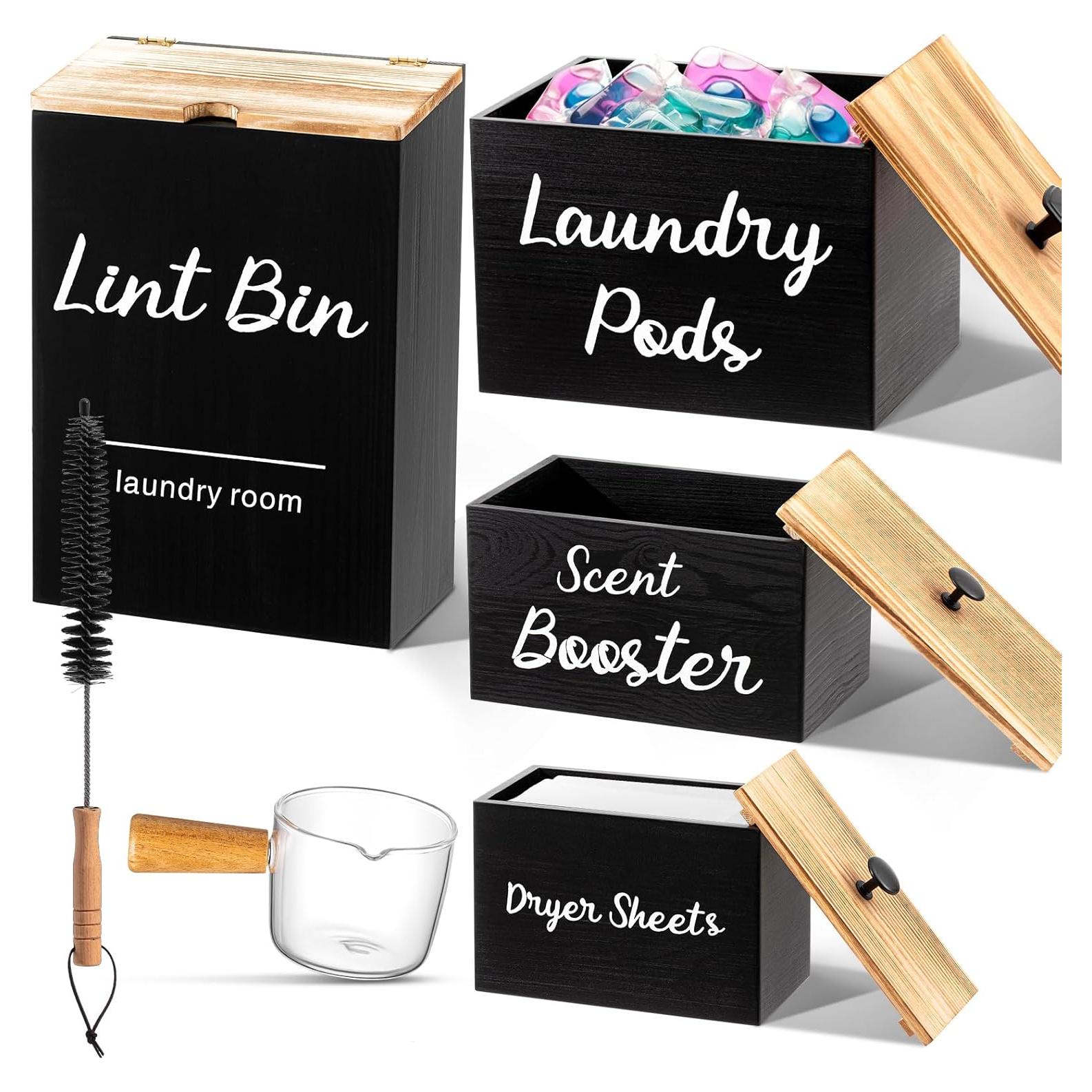 Organizador de Lavadero Dandat 4 Pcs - Soporte y Contenedores