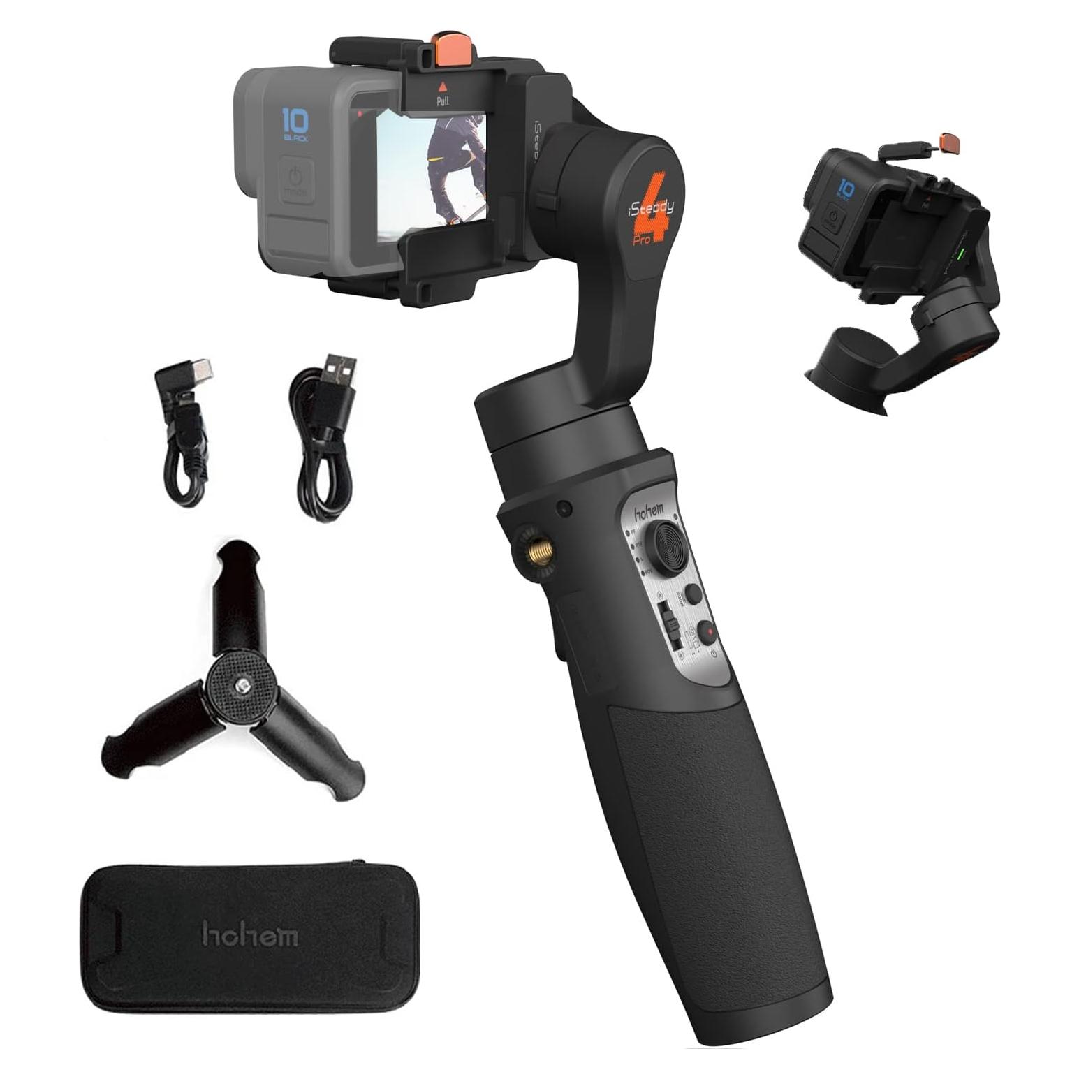 Estabilizador Hohem iSteady Pro 4 para cámaras de acción