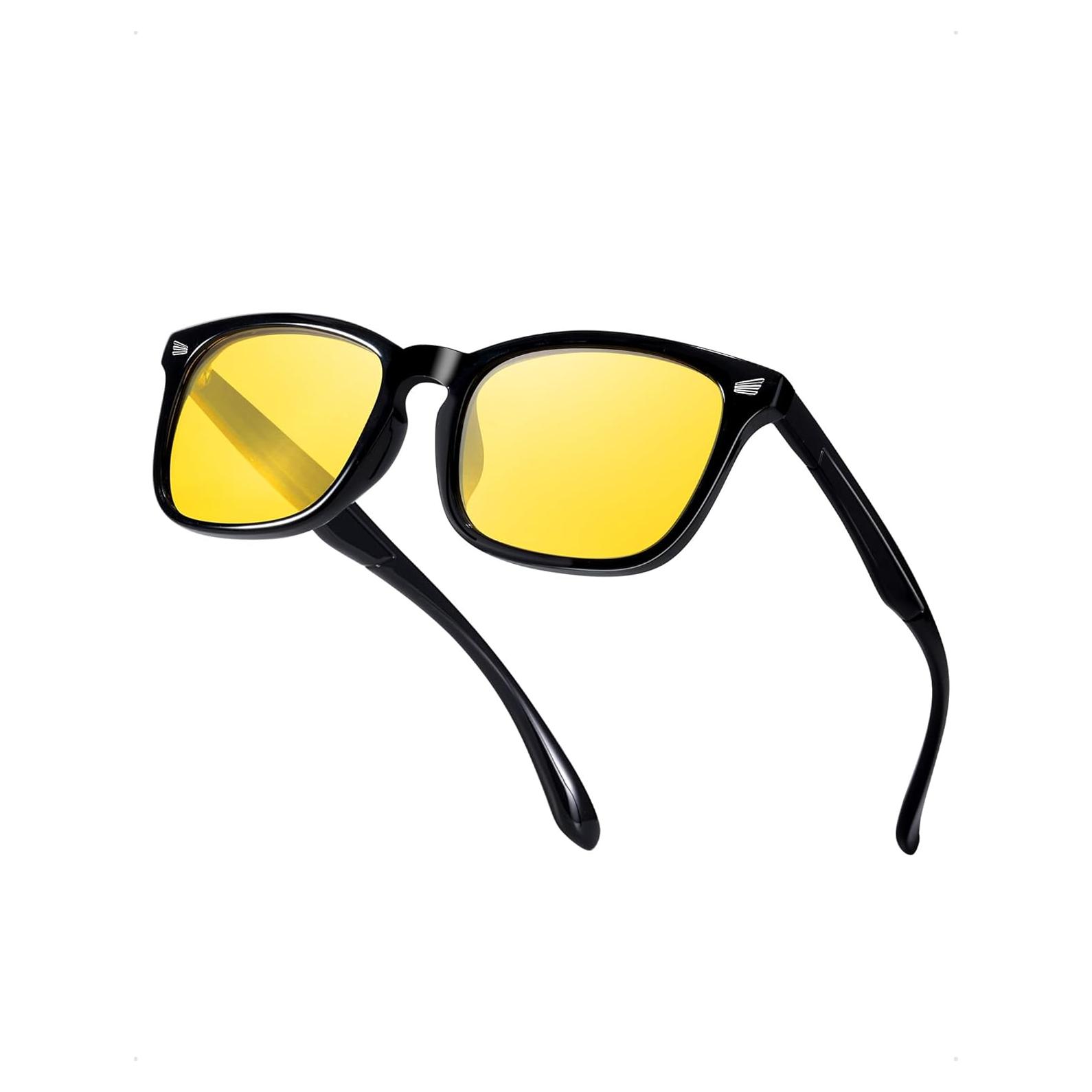 Gafas de Visión Nocturna TJUTR Amarillas Polarizadas