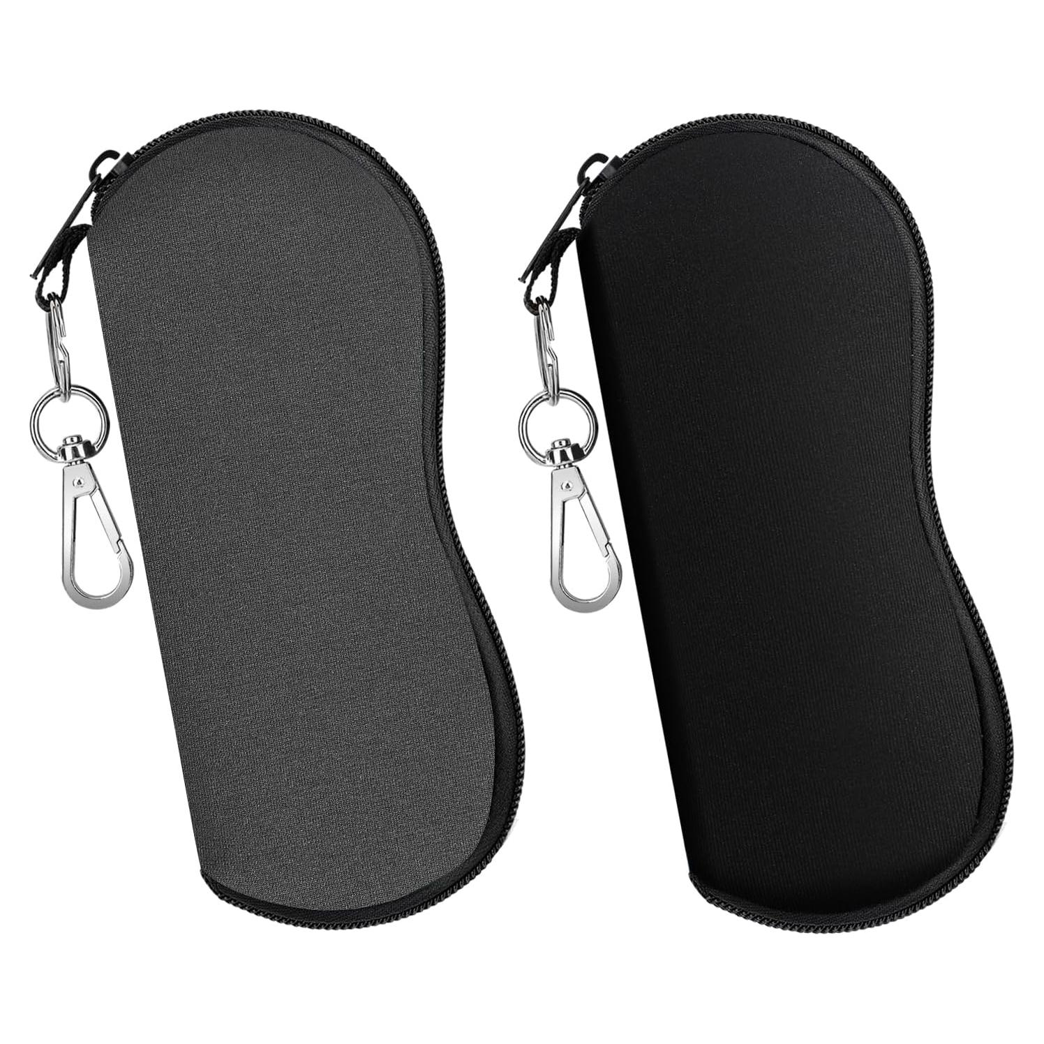 Funda para Gafas MoKo Neopreno 2 Piezas Gris y Negro