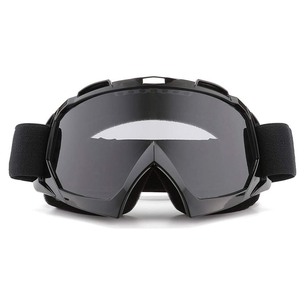Gafas de Motocross SPOSUNE UV400 Lente Negra y Gris