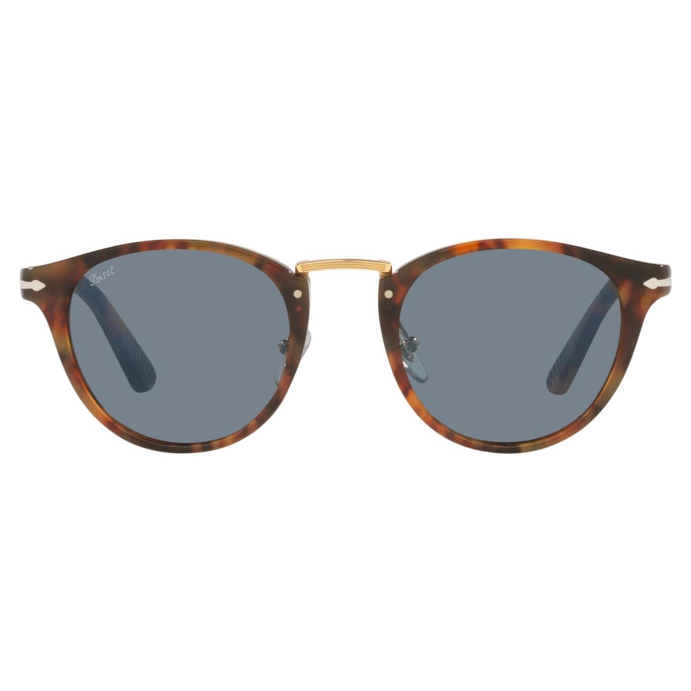 Gafas de Sol Redondas Persol PO3108S UV 100% Café/Azul