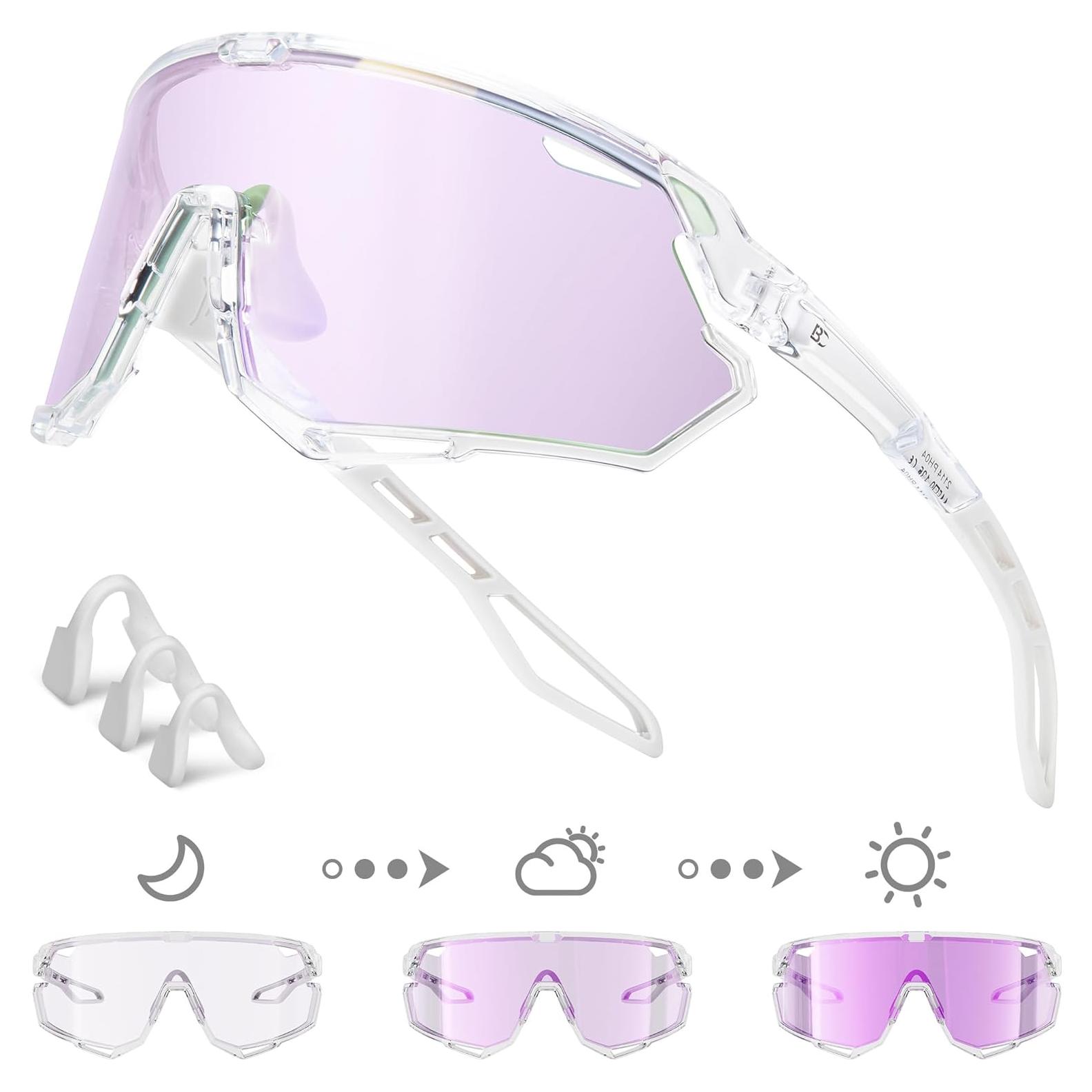 Gafas de Ciclismo Fotoquímicas BIRCEN Morado TR90